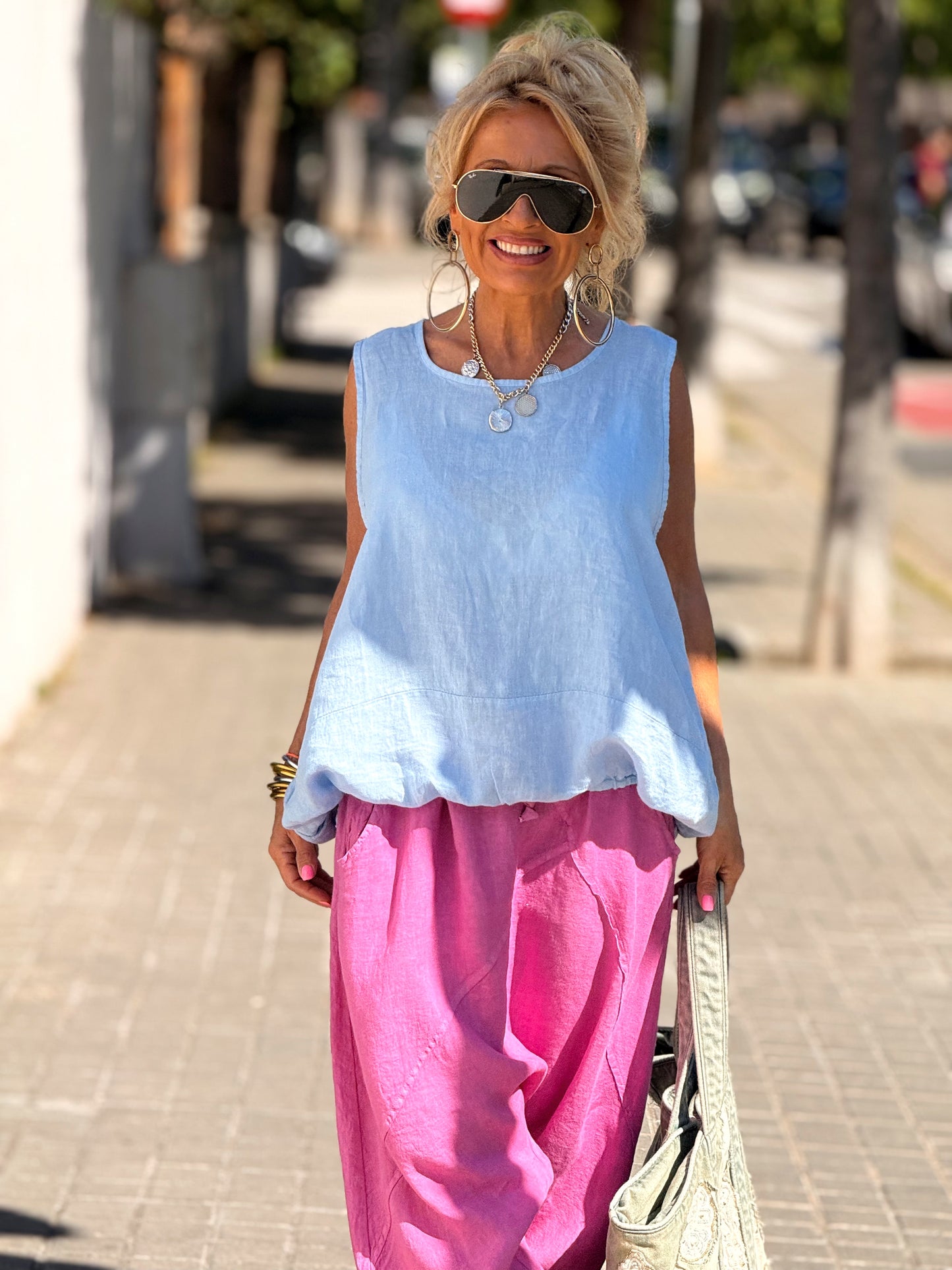 BLUSA LINO ARTHUR MULTICOLOR