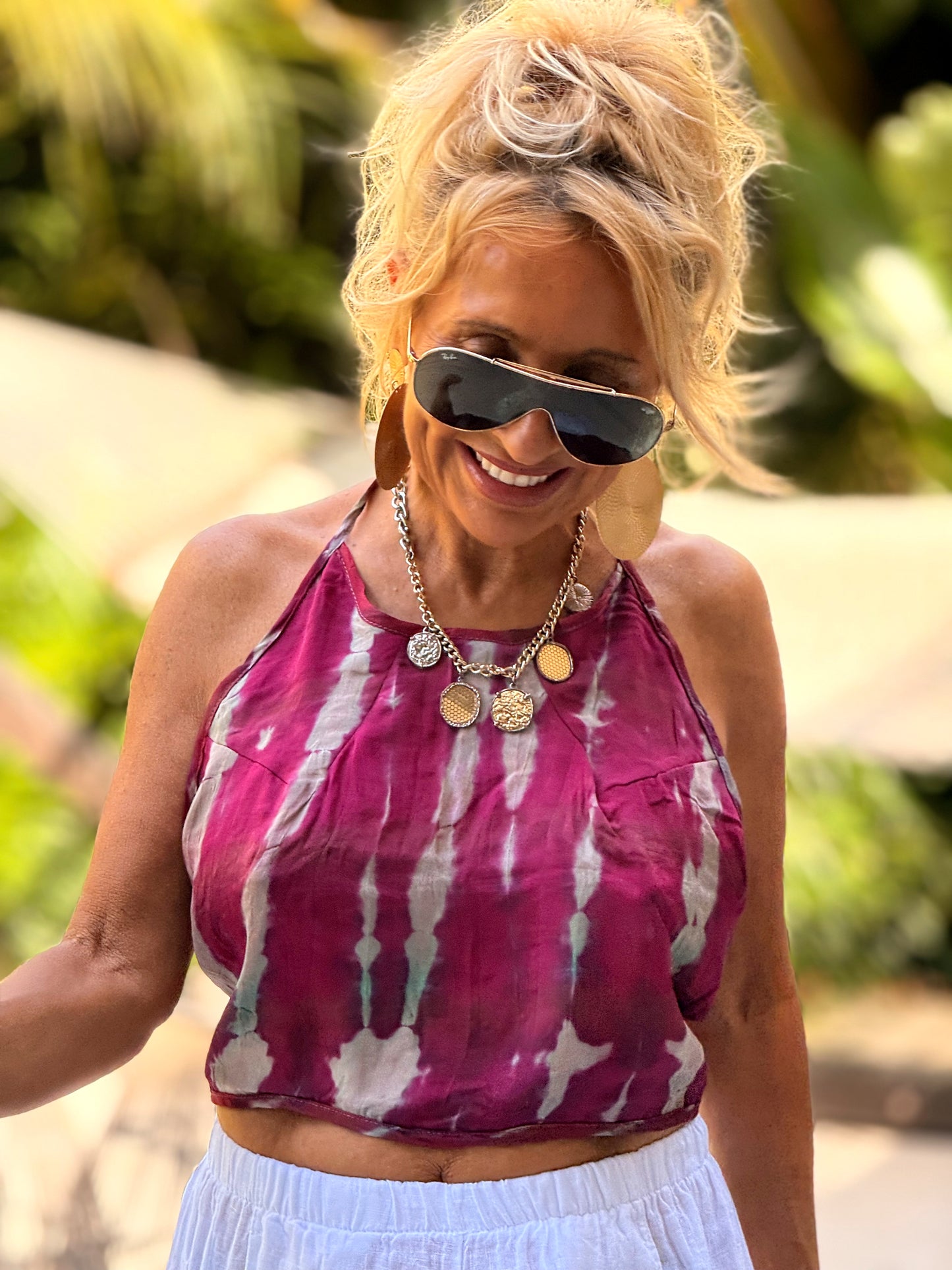 TOP CORTO INDY MULTICOLOR