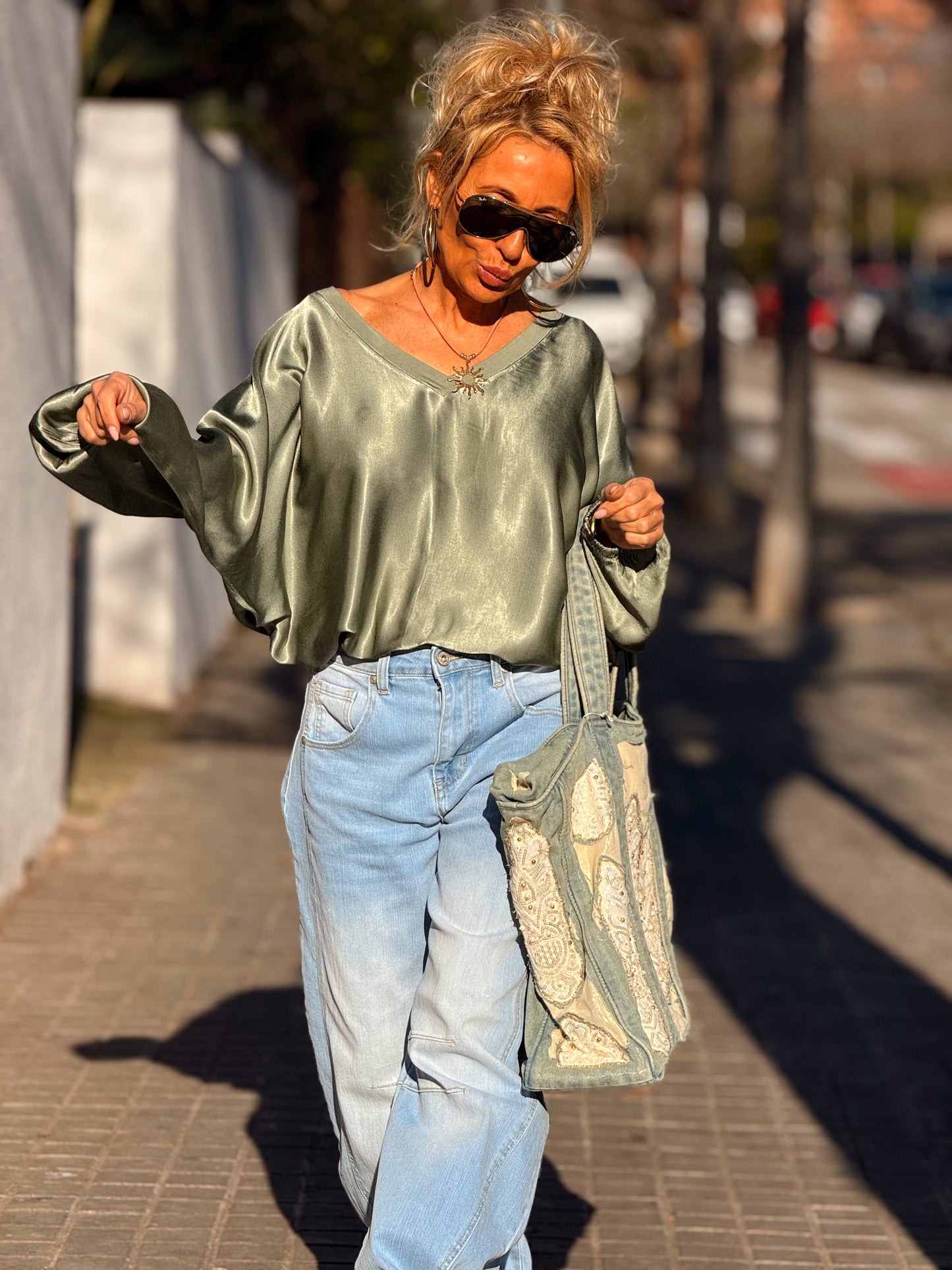 BLUSA OVERSIZE ZIGGY MULTICOLOR