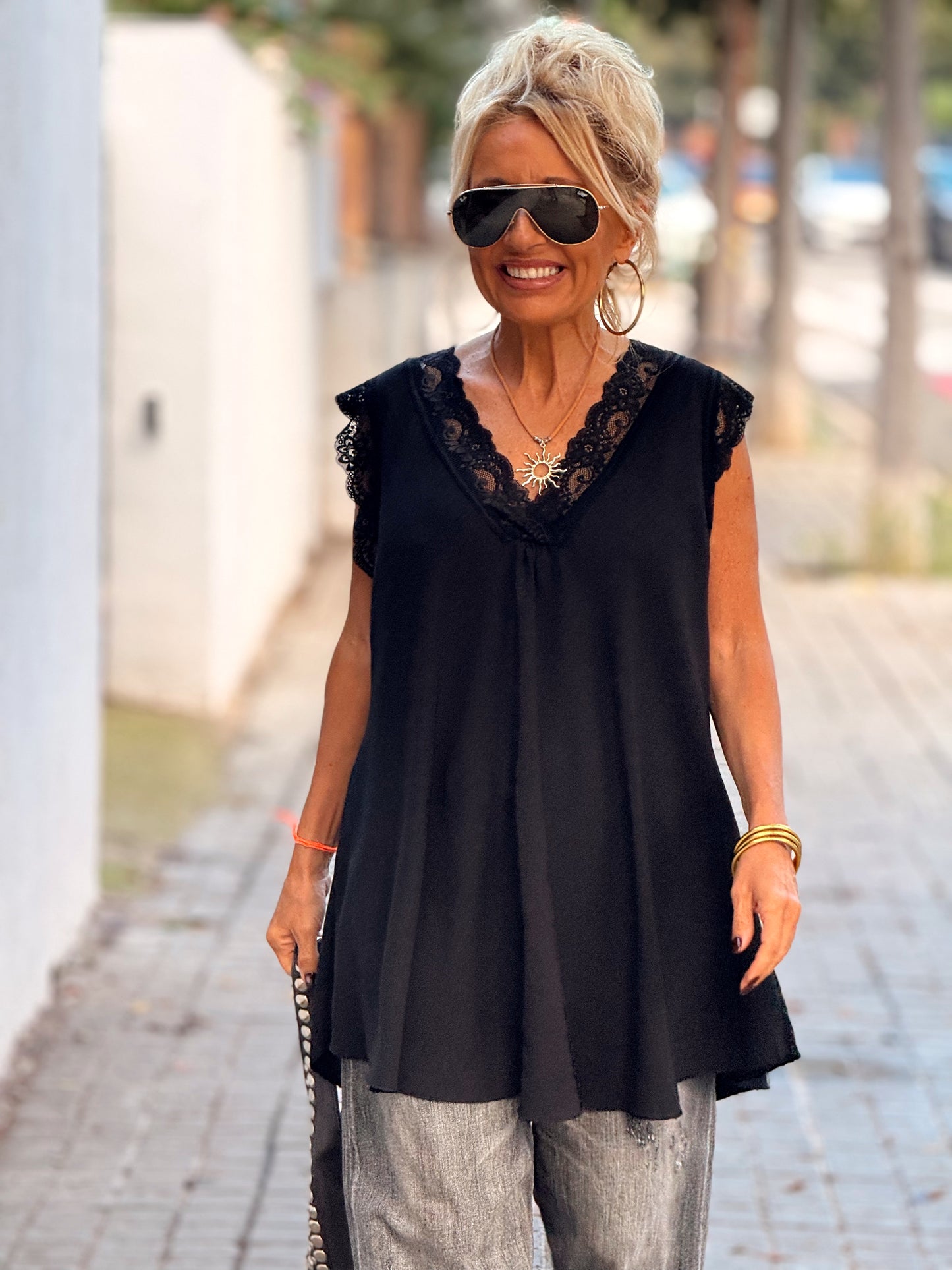 TOP LENCERO SUPER OVERSIZE MAGALY MULTICOLOR