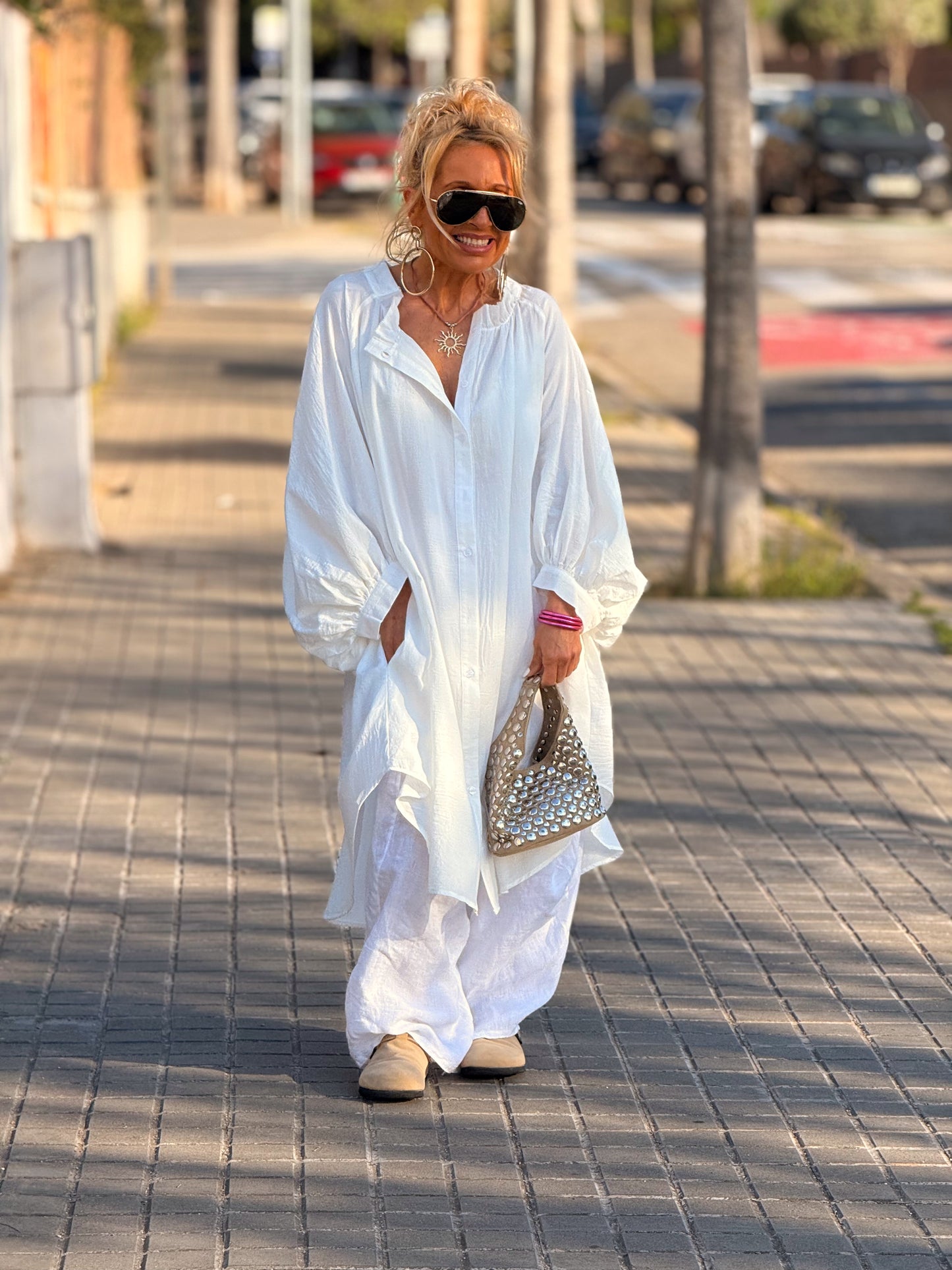 VESTIDO OVERSIZE NINA MULTICOLOR