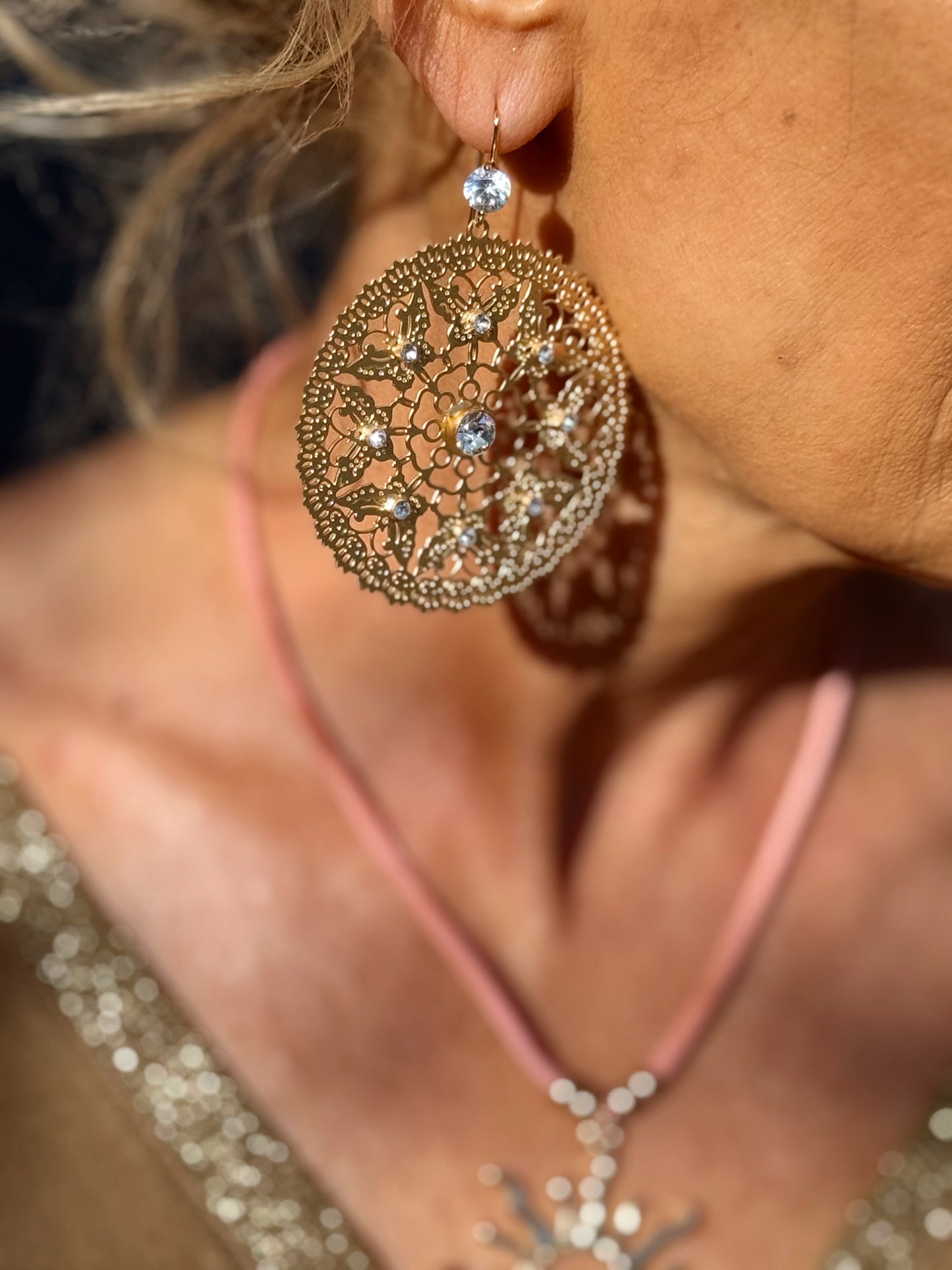 PENDIENTES SALLY DORADO