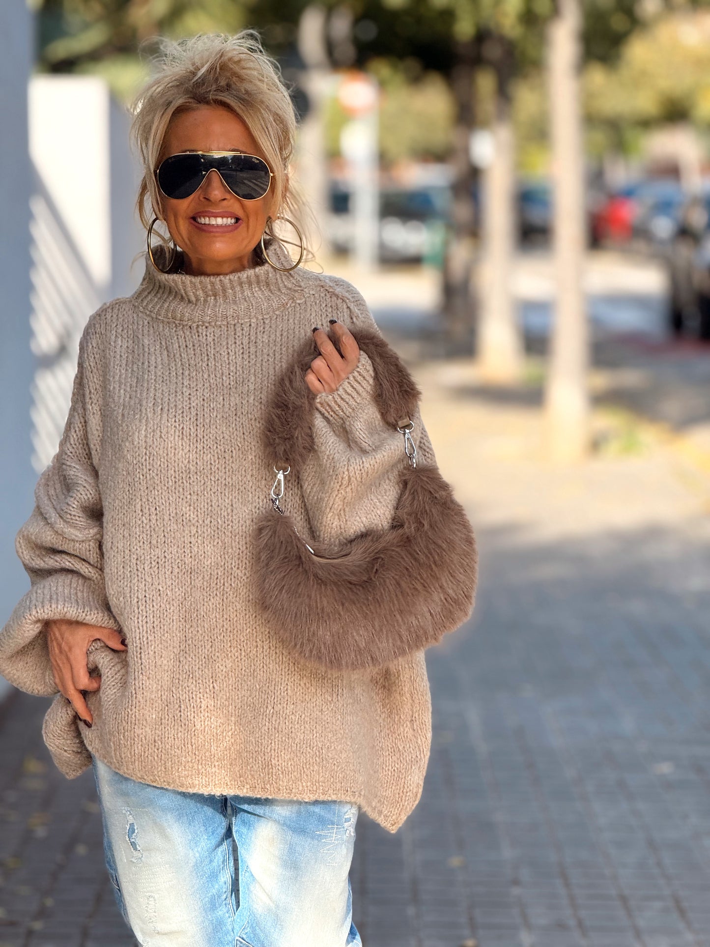 JERSEY SUPER OVERSIZE MELANIE MULTICOLOR