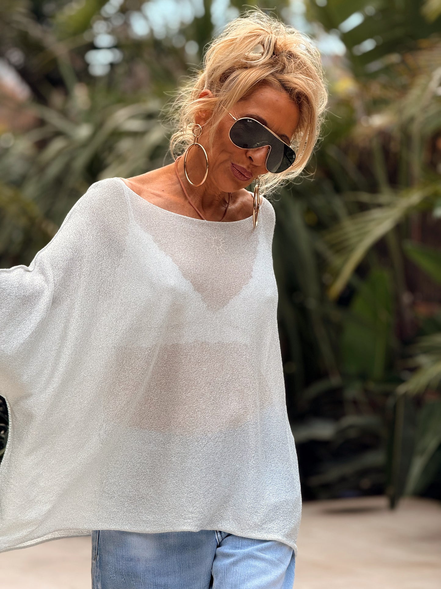 JERSEY BRILLANTE SUPER OVERSIZE ARLETTE MULTICOLOR