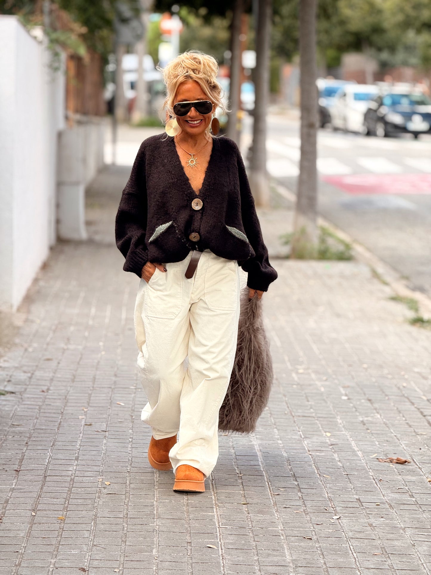 BOLSO PELO SINTÉTICO KEZIA MULTICOLOR