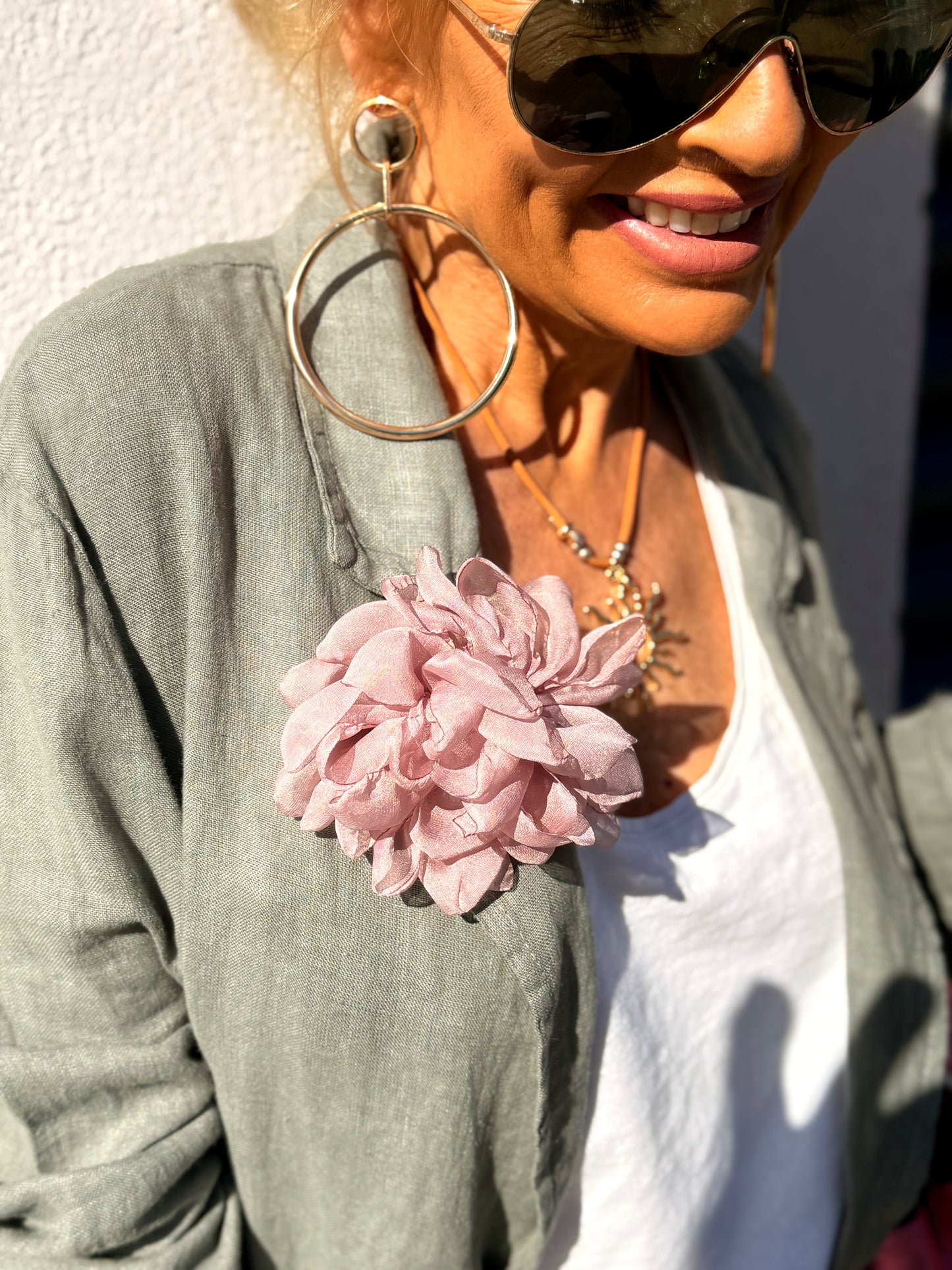 BROCHE FLORES AGATA  MULTICOLOR