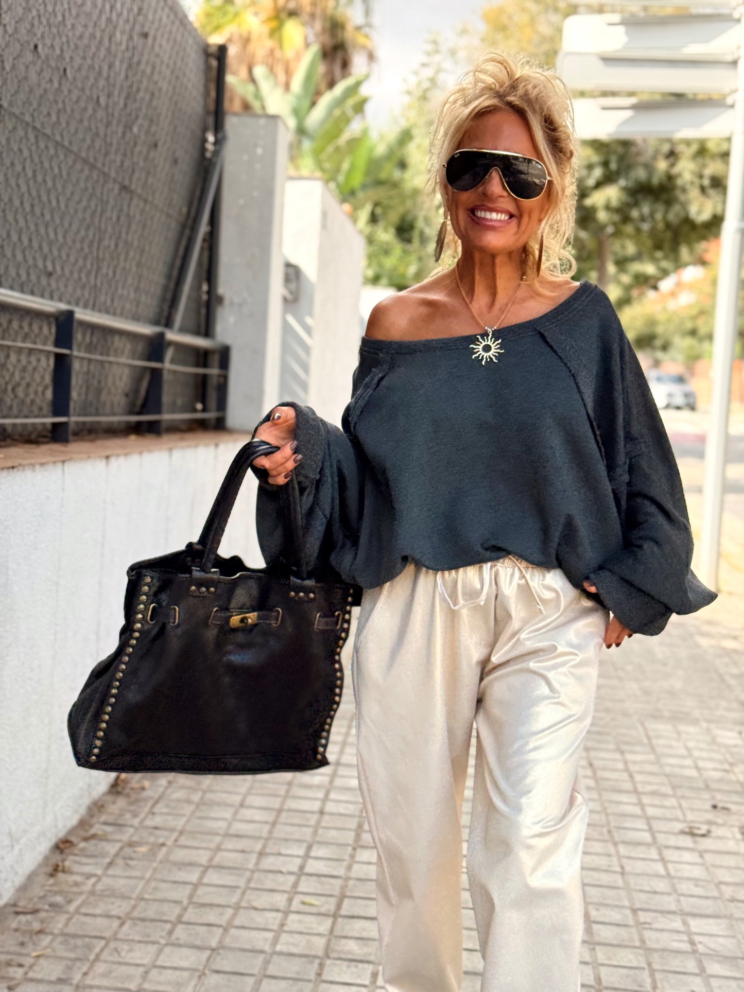 SUDADERA OVERSIZE MAELIS MULTICOLOR