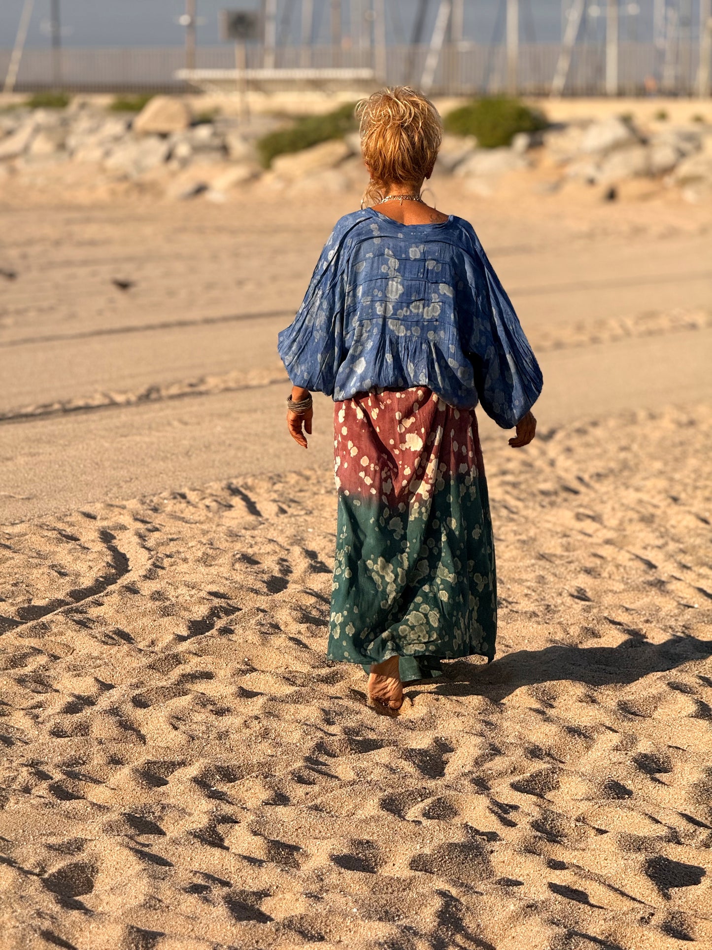 VESTIDO KAFTAN SUPER OVERSIZE MULTICOLOR
