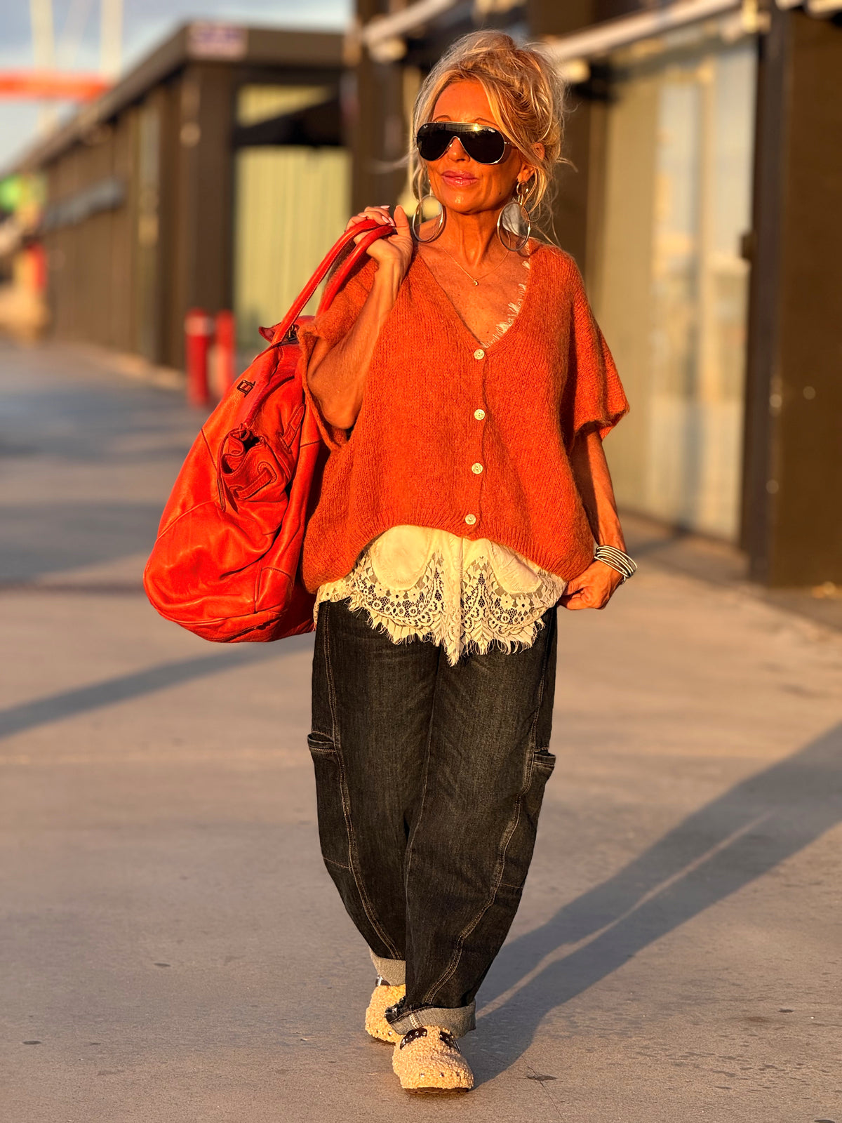 CHALECO OVERSIZE MARIANA MULTICOLOR