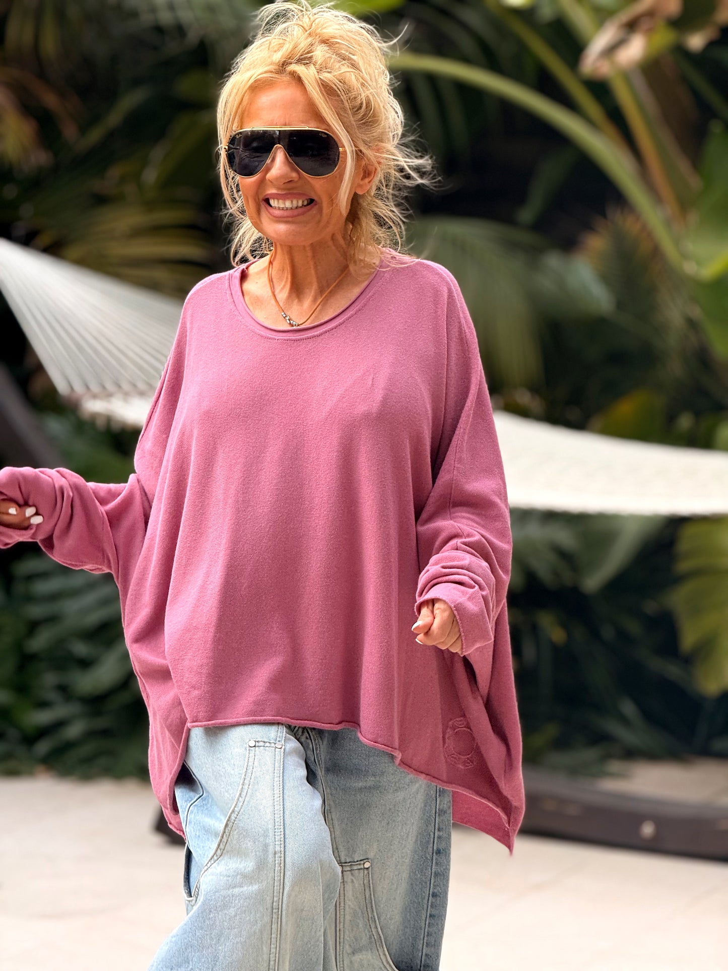 CAMISETA DESGASTADA SUPER OVERSIZE DANI MULTICOLOR