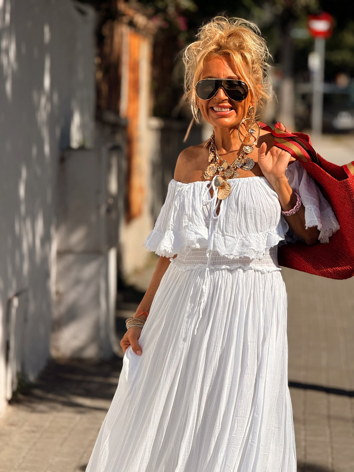 VESTIDO BOHO MULTICOLOR