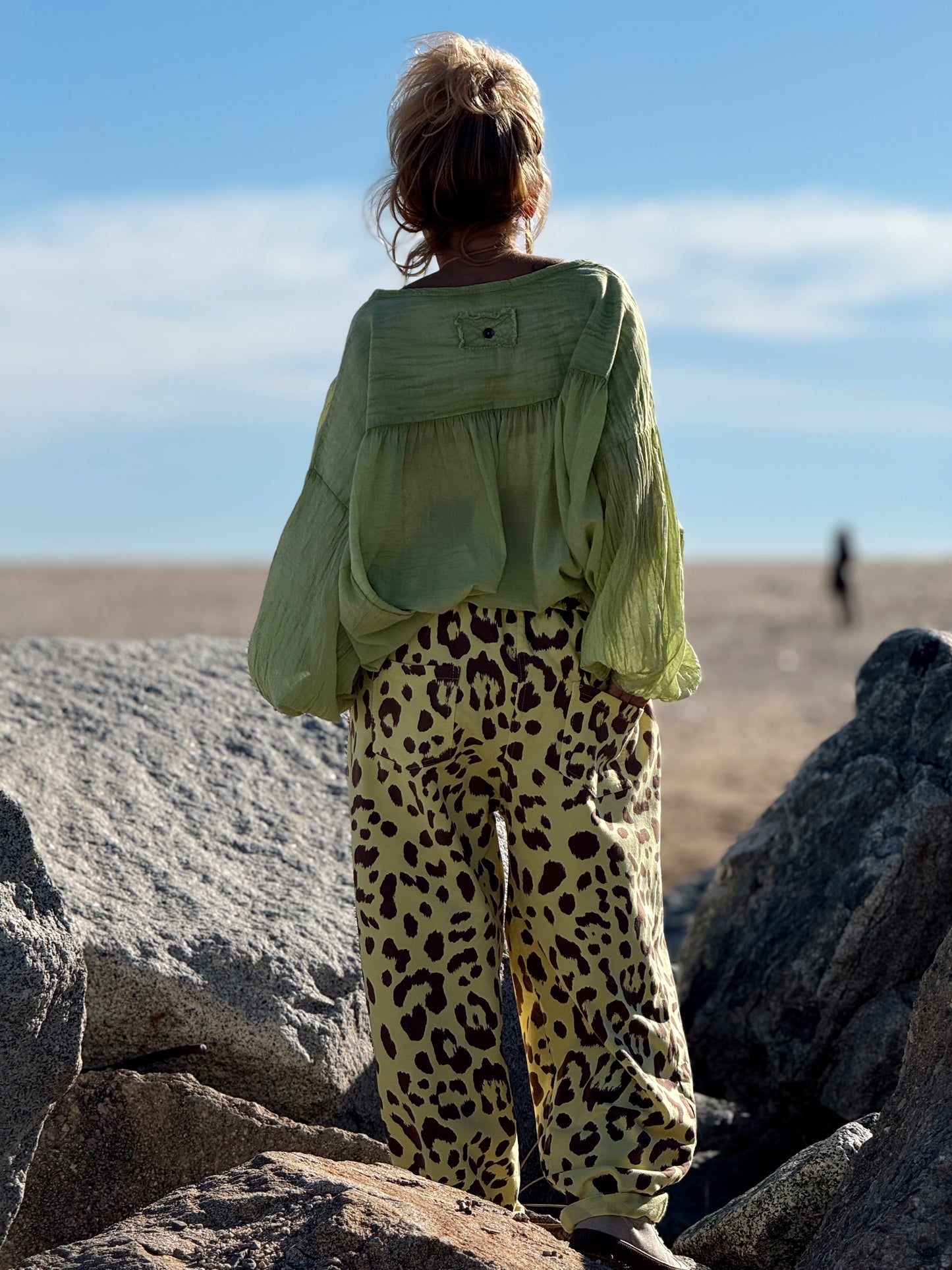 PANTALON BAGGY ANIMAL PRINT MULTICOLOR