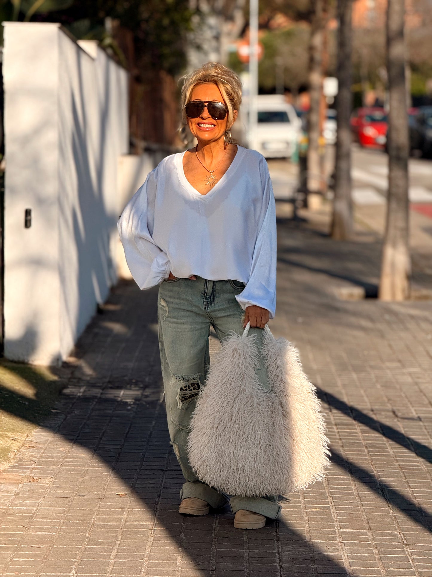 BLUSA OVERSIZE ZIGGY MULTICOLOR