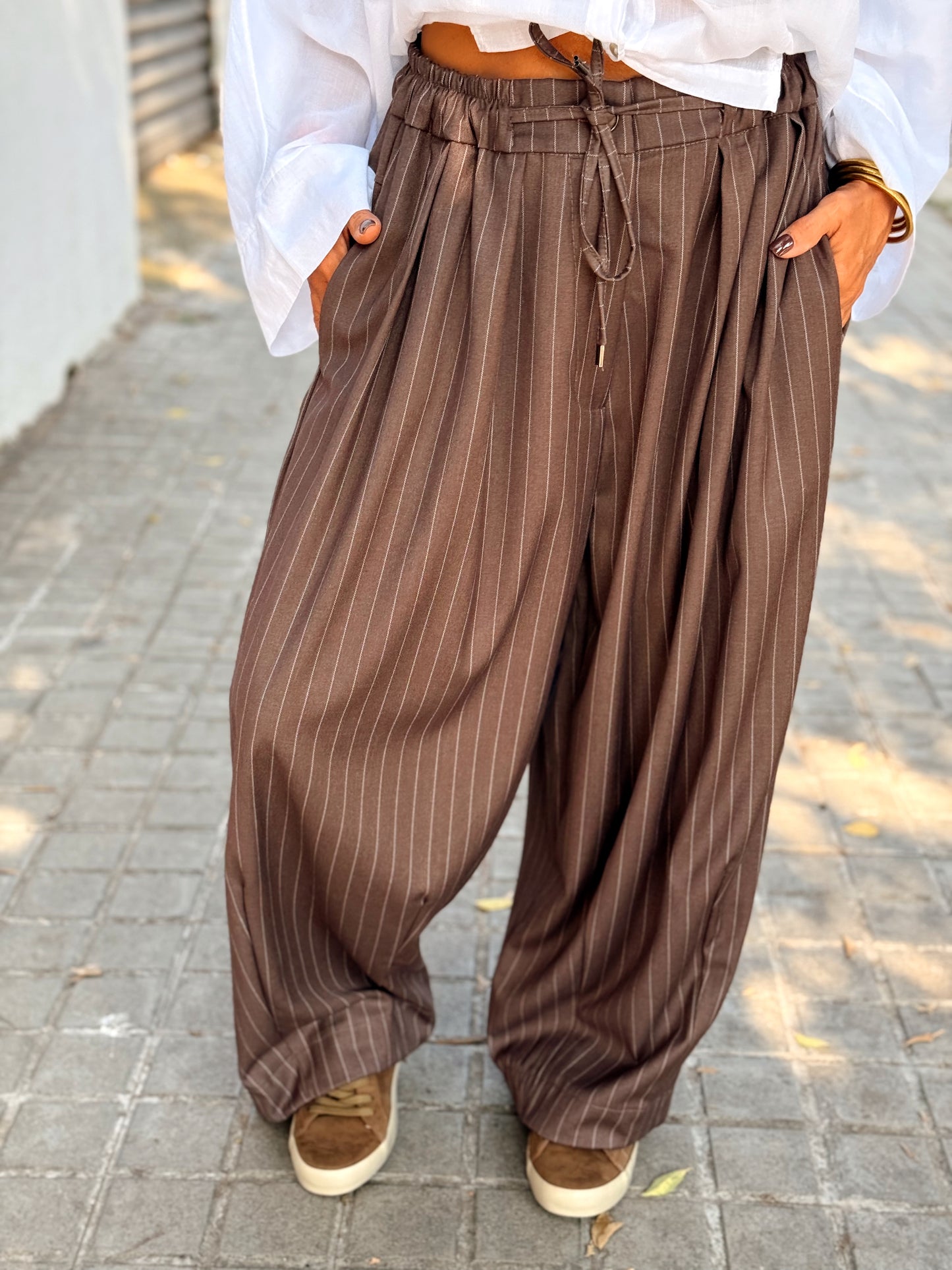 PANTALON OVERSIZE RAYAS MULTICOLOR