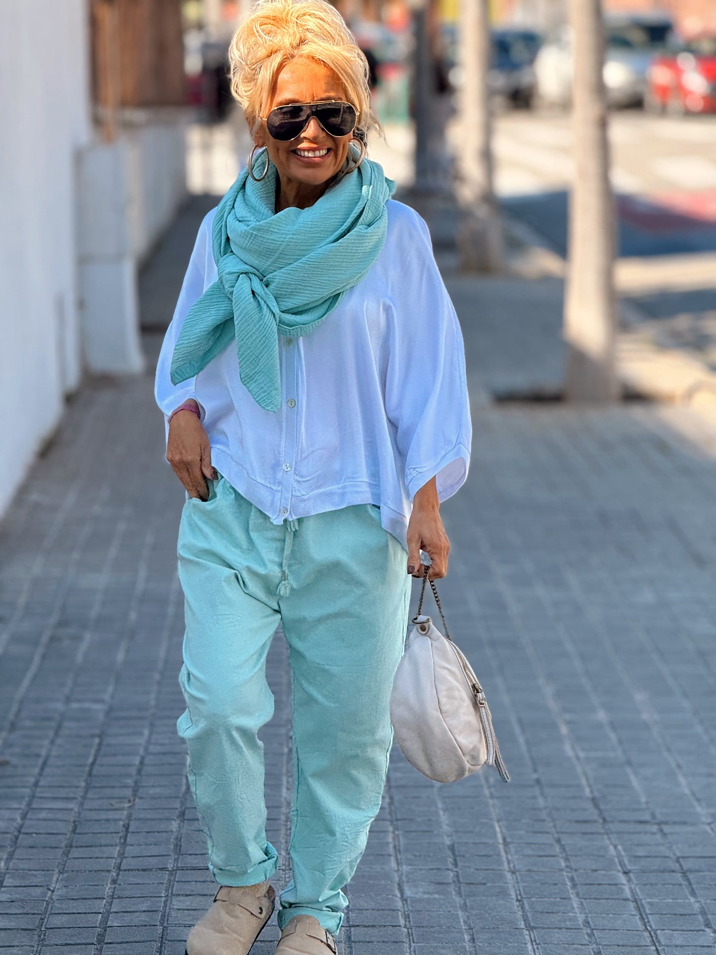 PAÑUELO PAREO PANAL MULTICOLOR