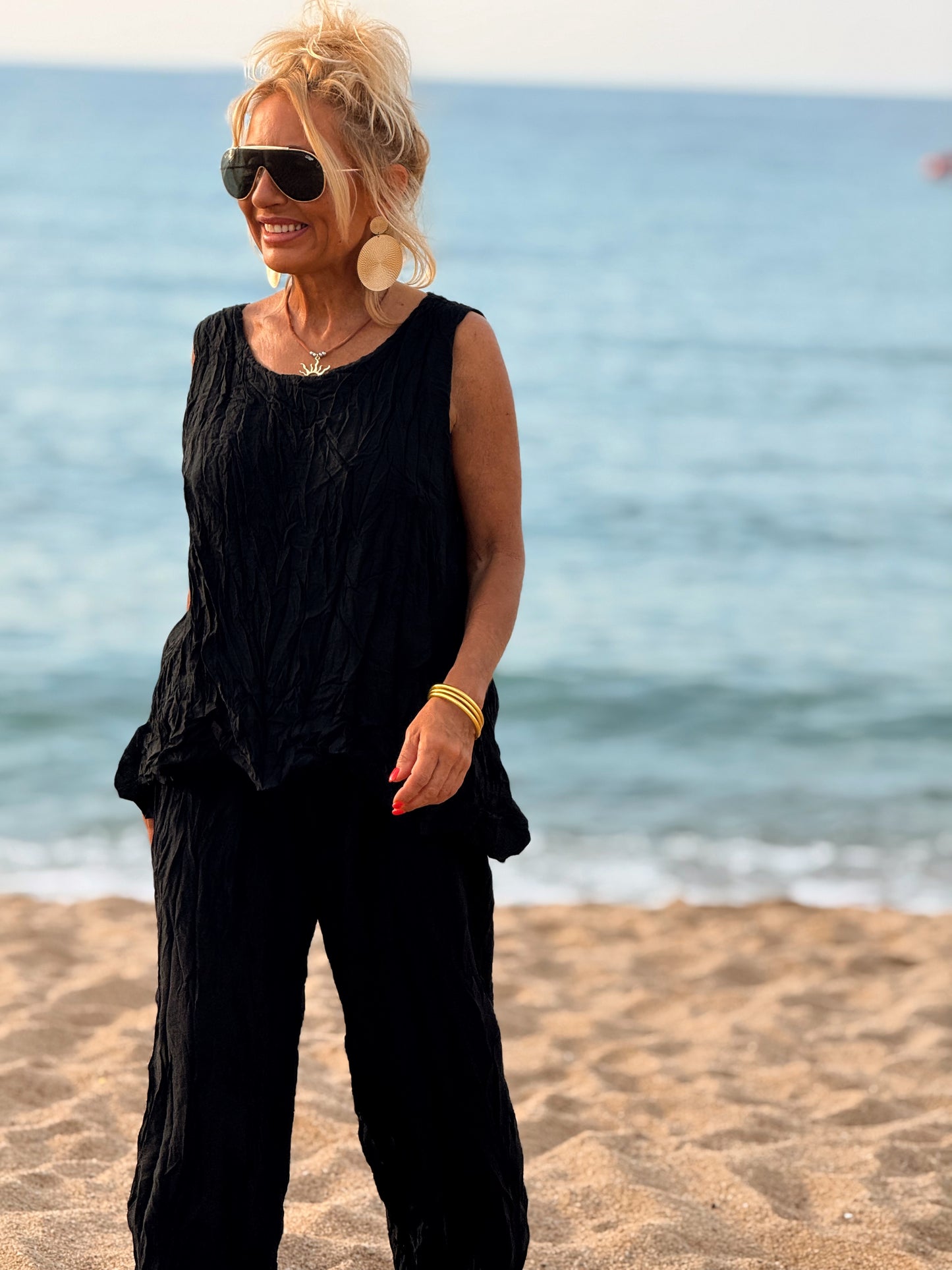 CONJUNTO ARRUGADO MULTICOLOR