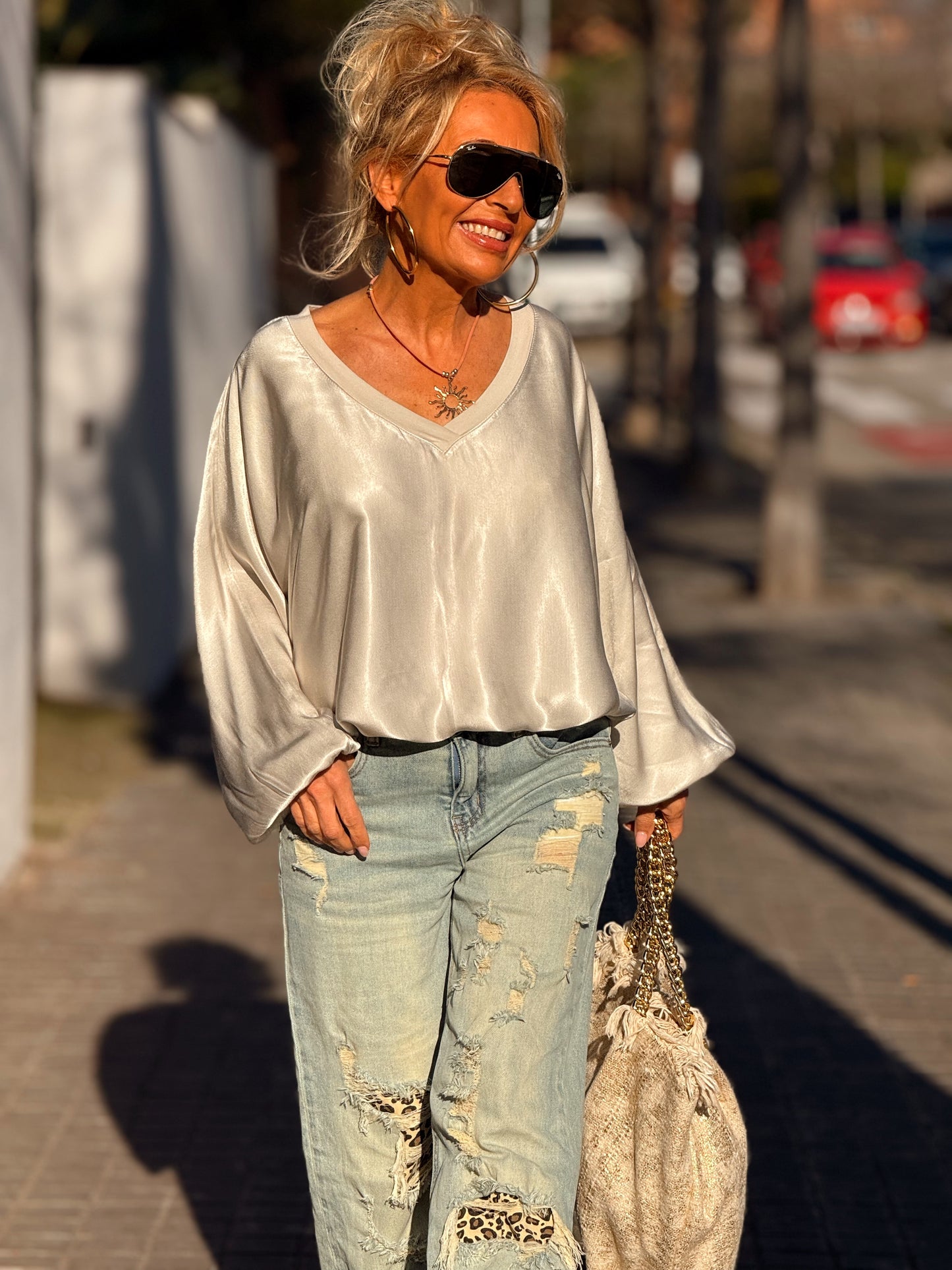 BLUSA OVERSIZE ZIGGY MULTICOLOR