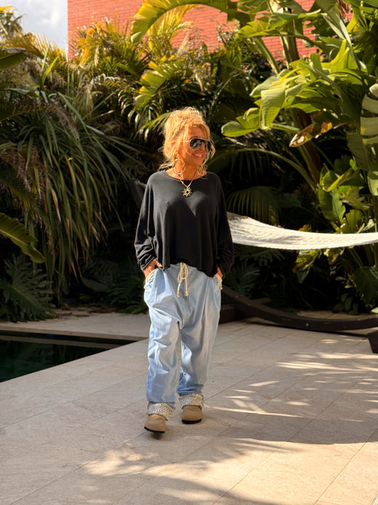 JEANS VAQUEROS BAGGY PLAYA TEJANO