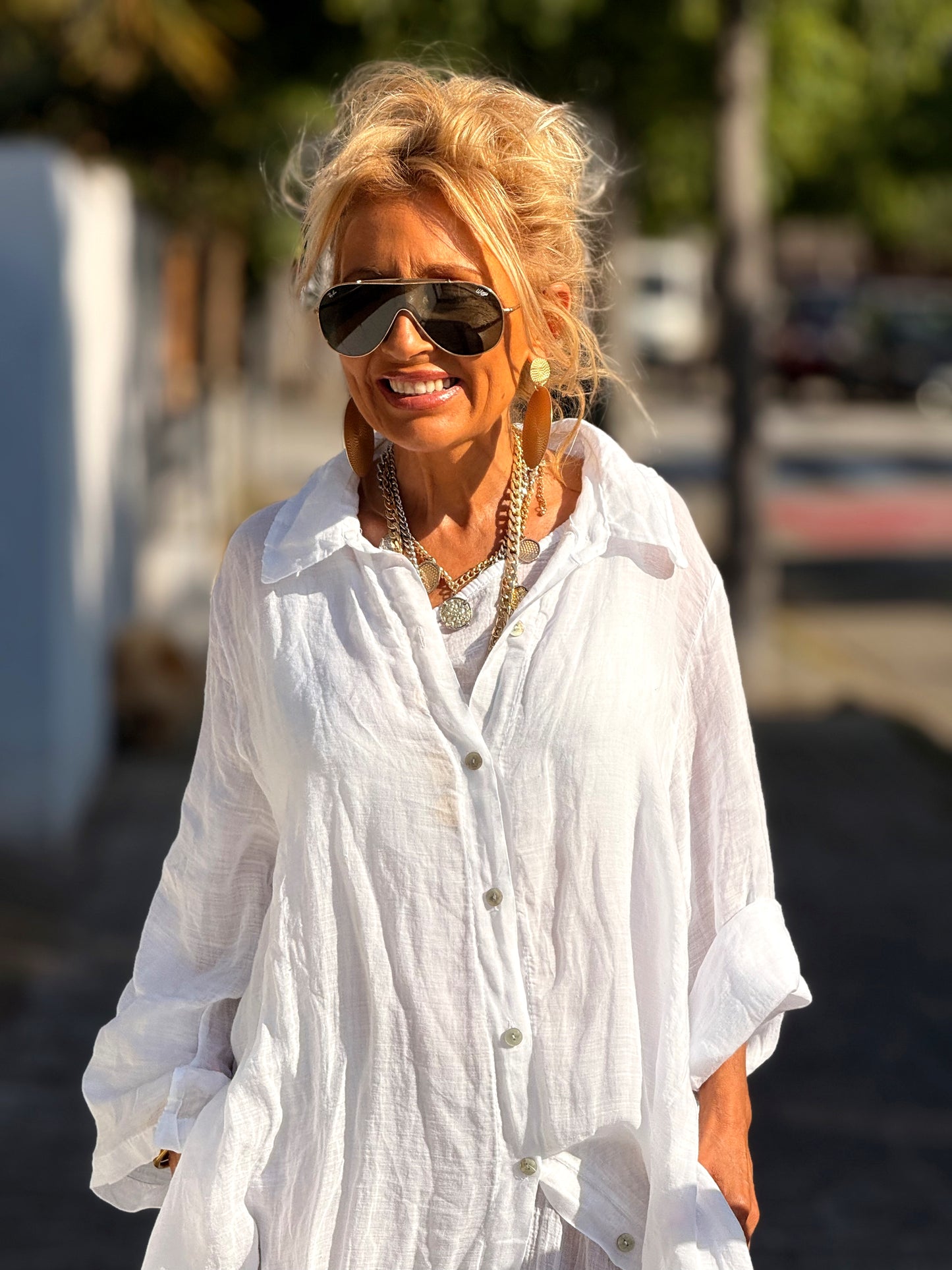 VESTIDO-CAMISA DOBLE ZAIRA MULTICOLOR