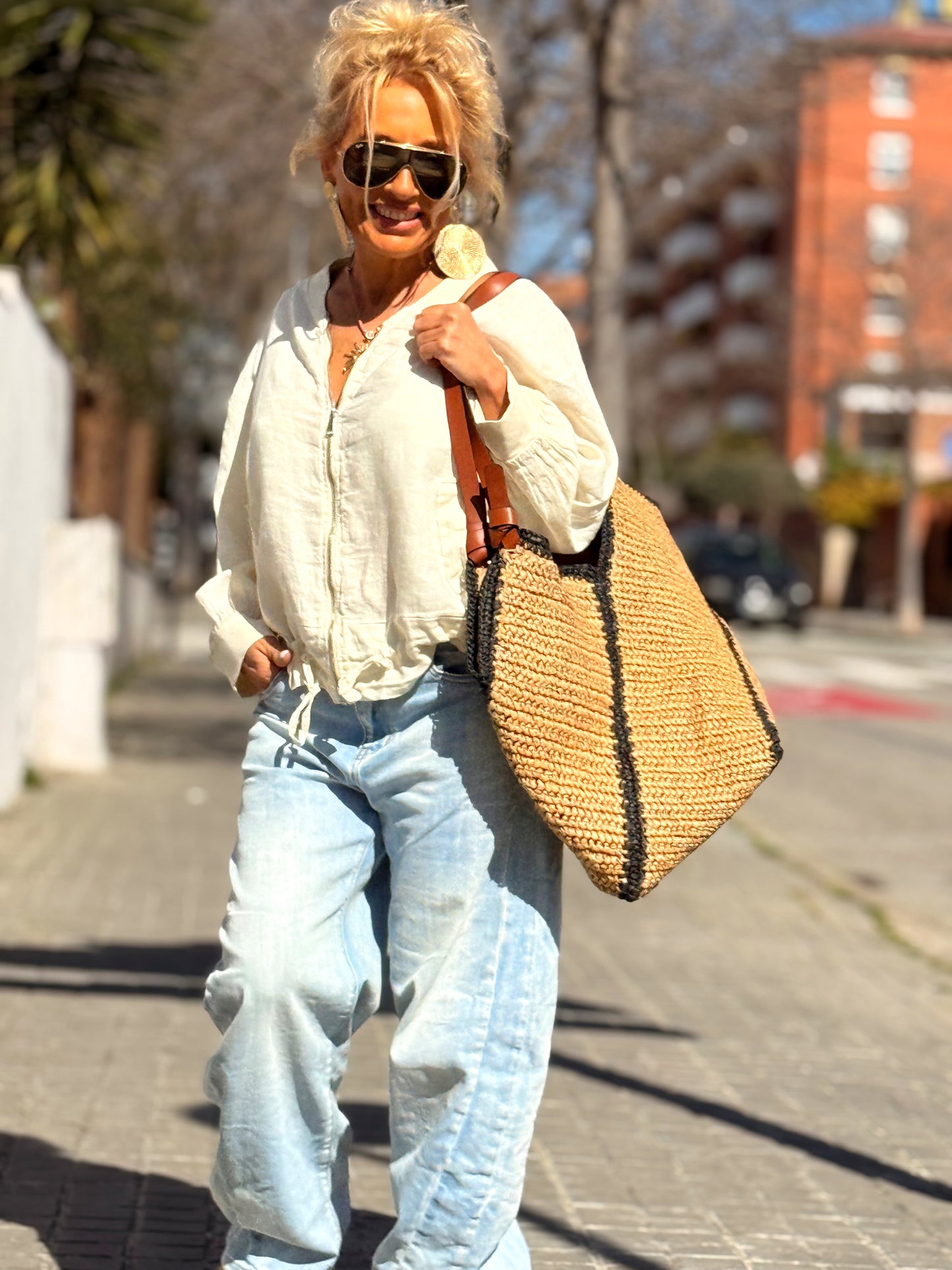 BOMBER LINO CAMILLE MULTICOLOR