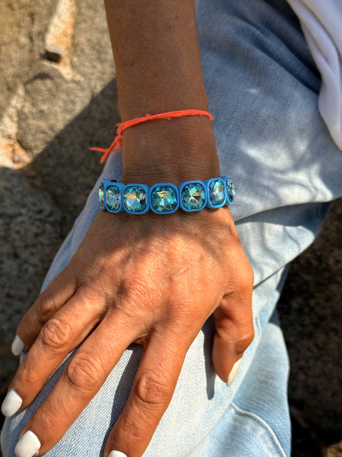 PULSERA CRISTAL MULTICOLOR