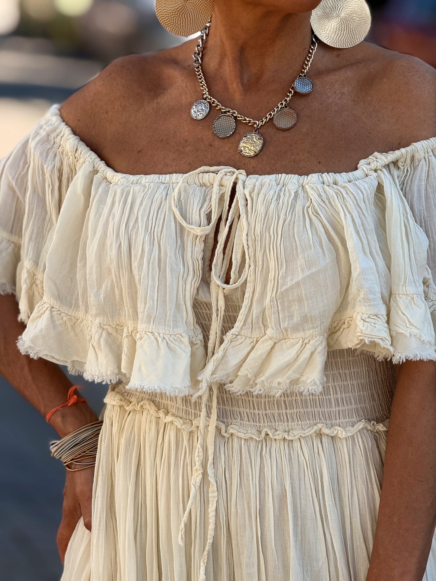 VESTIDO BOHO MULTICOLOR