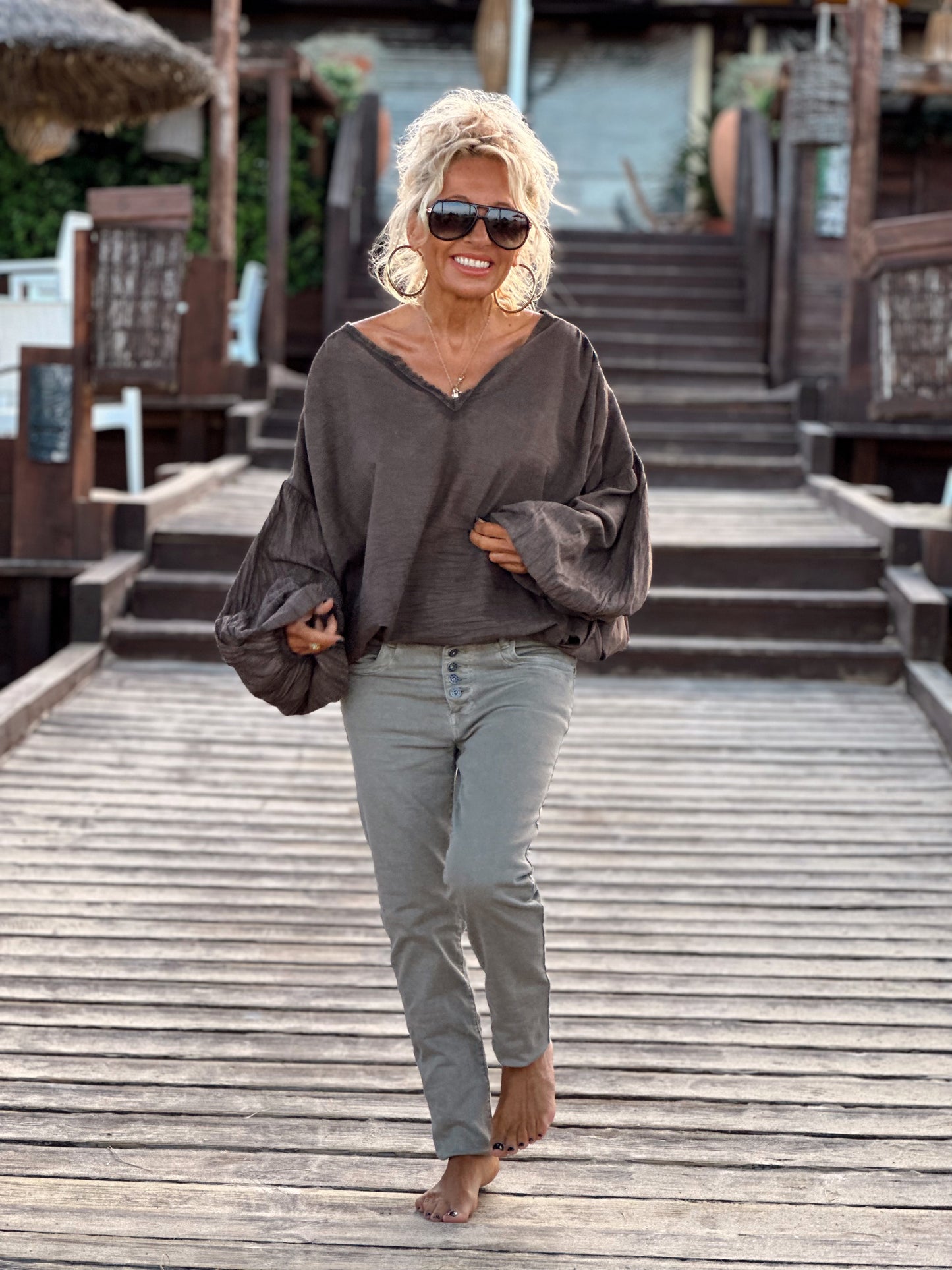 CAMISETA LUPA MARRÓN