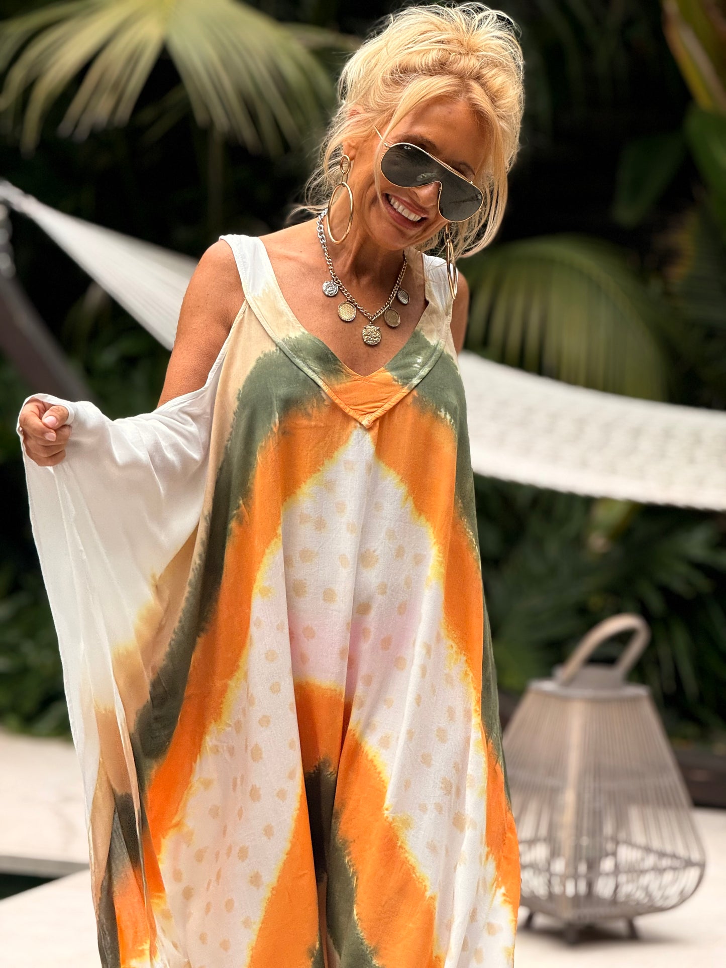 VESTIDO SUPER OVERSIZE FORMENTERA MULTICOLOR