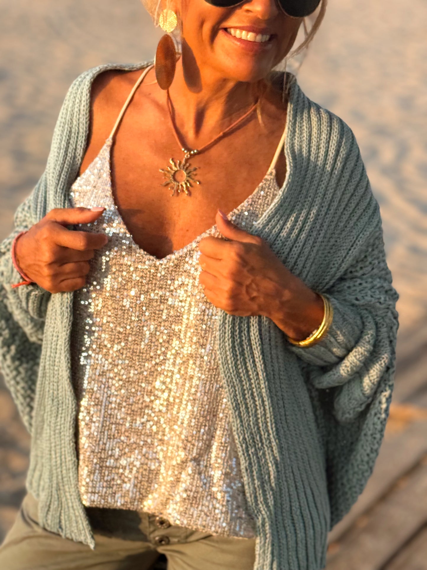 CHAQUETA AGUJERO SABINE MULTICOLOR