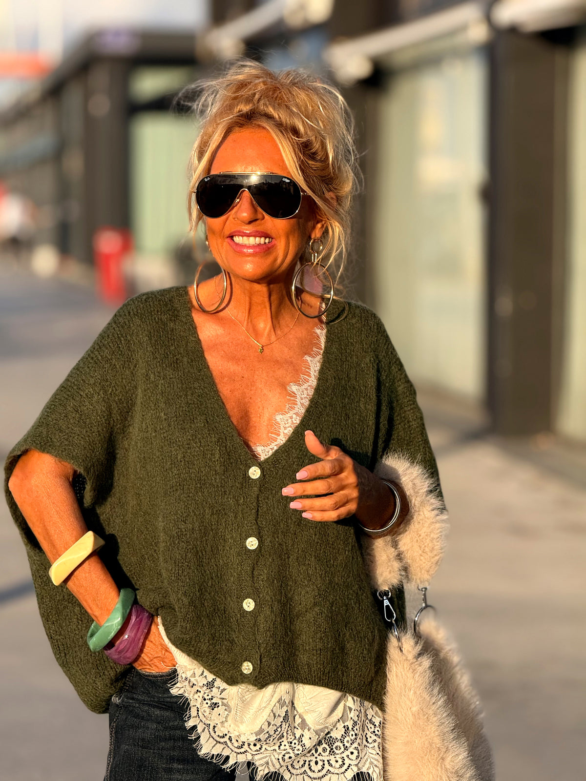 CHALECO OVERSIZE MARIANA MULTICOLOR