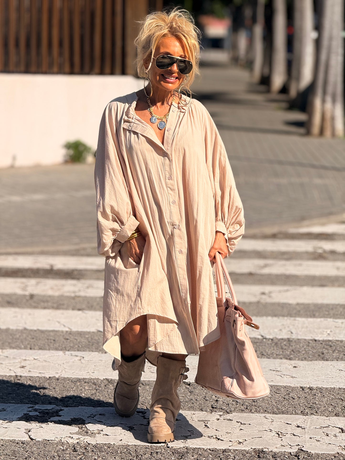 VESTIDO OVERSIZE NINA MULTICOLOR