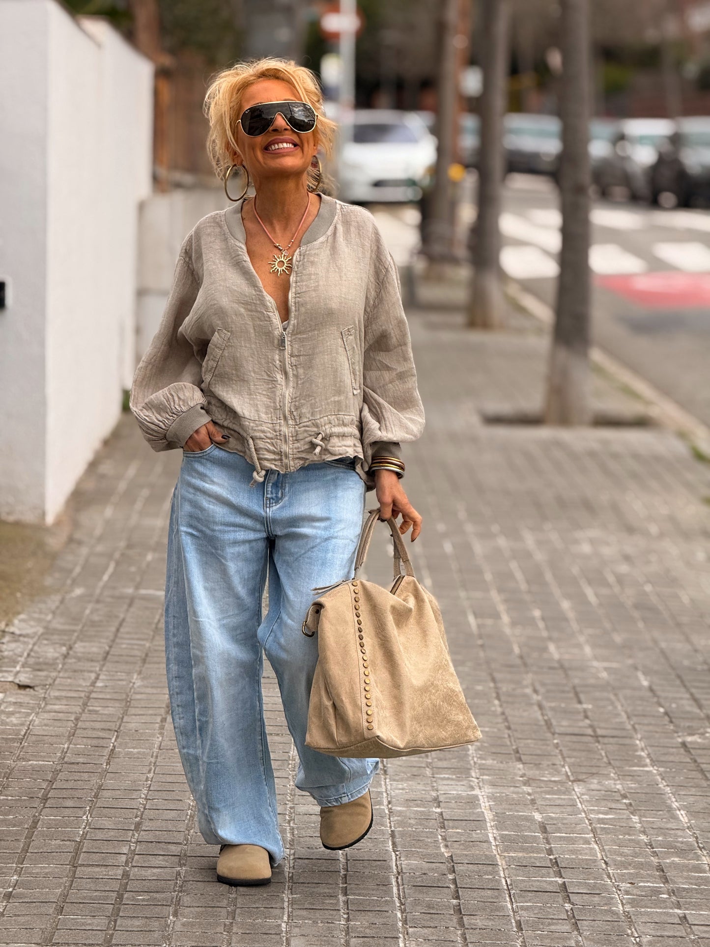 BOMBER LINO CAMILLE MULTICOLOR