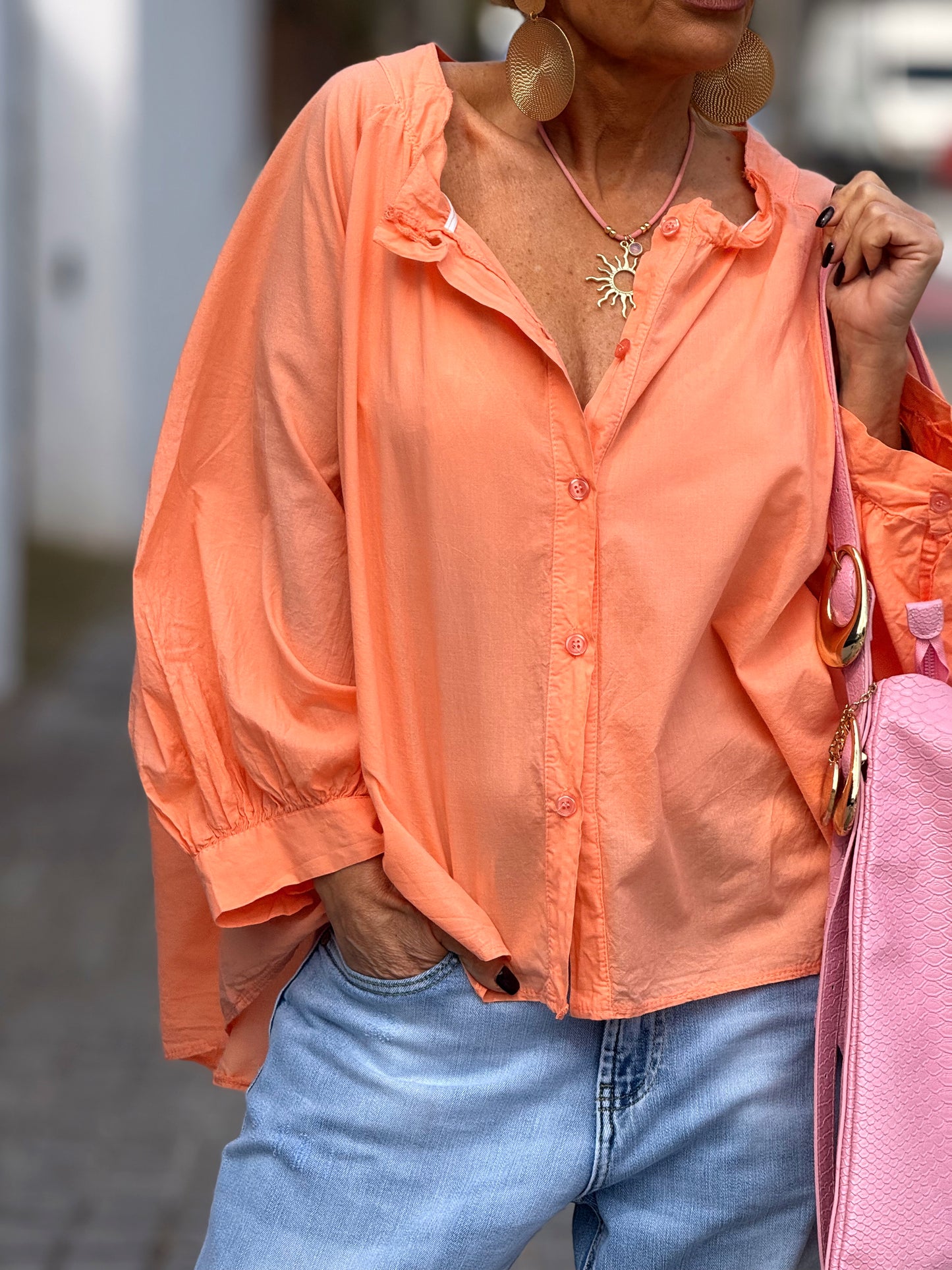 BLUSA OVERSIZE NINA MULTICOLOR