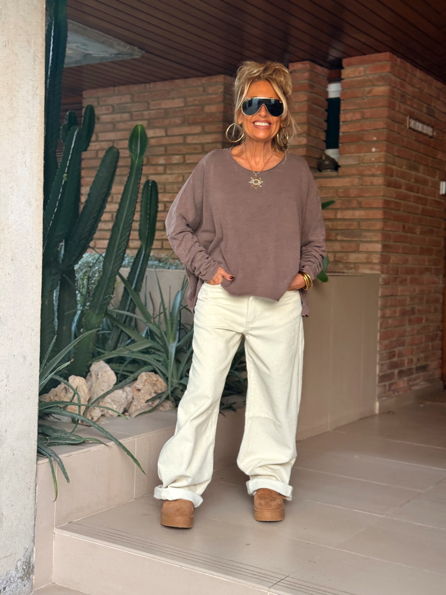 CAMISETA DESGASTADA OVERSIZE DANI MULTICOLOR