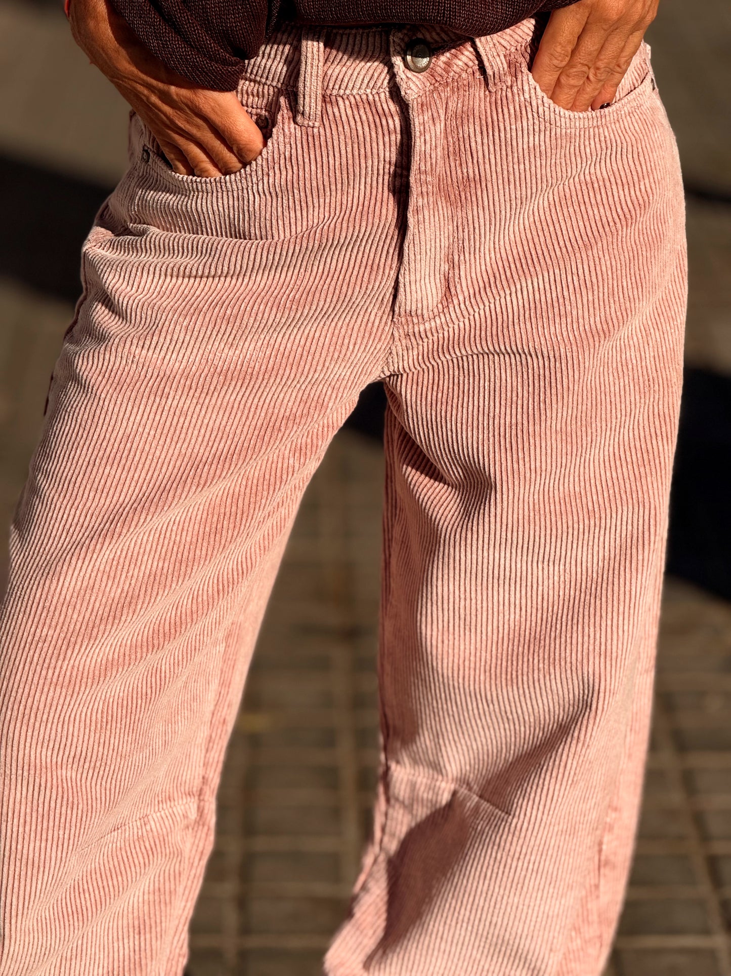 PANTALON DE PANA JOYCE MULTICOLOR