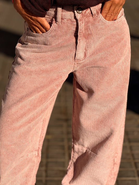 PANTALON DE PANA JOYCE MULTICOLOR