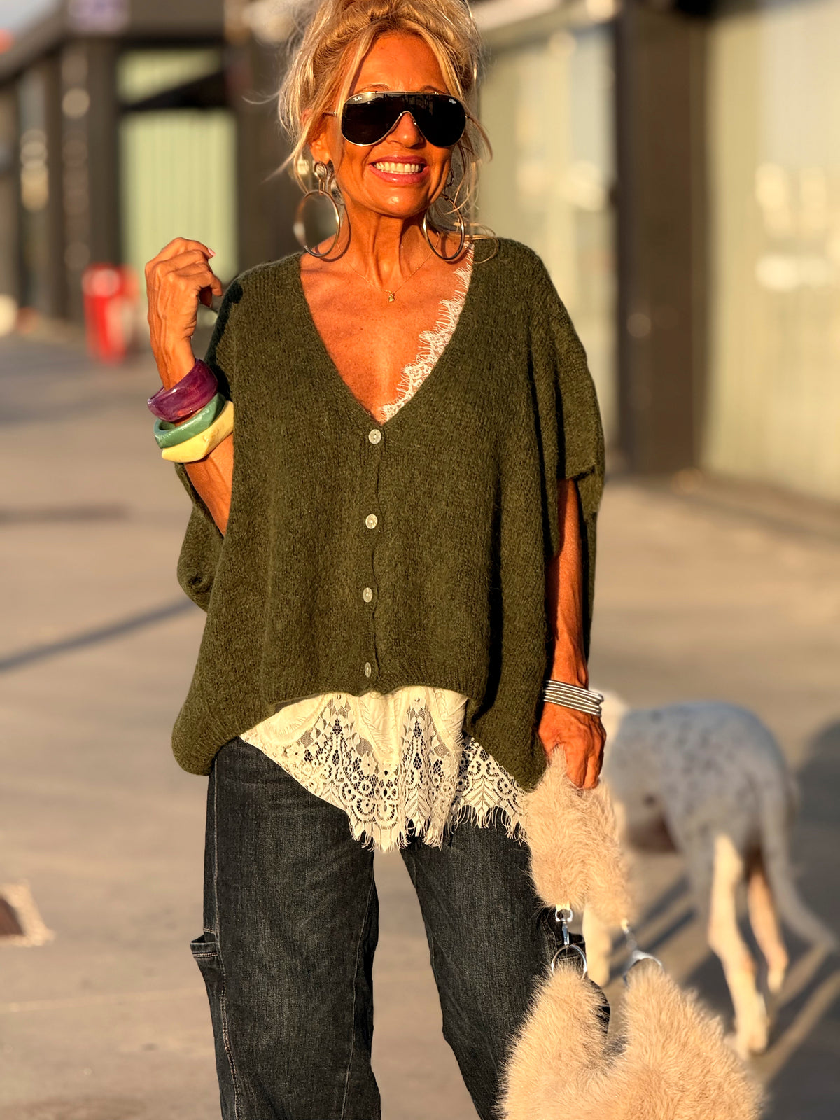 CHALECO OVERSIZE MARIANA MULTICOLOR
