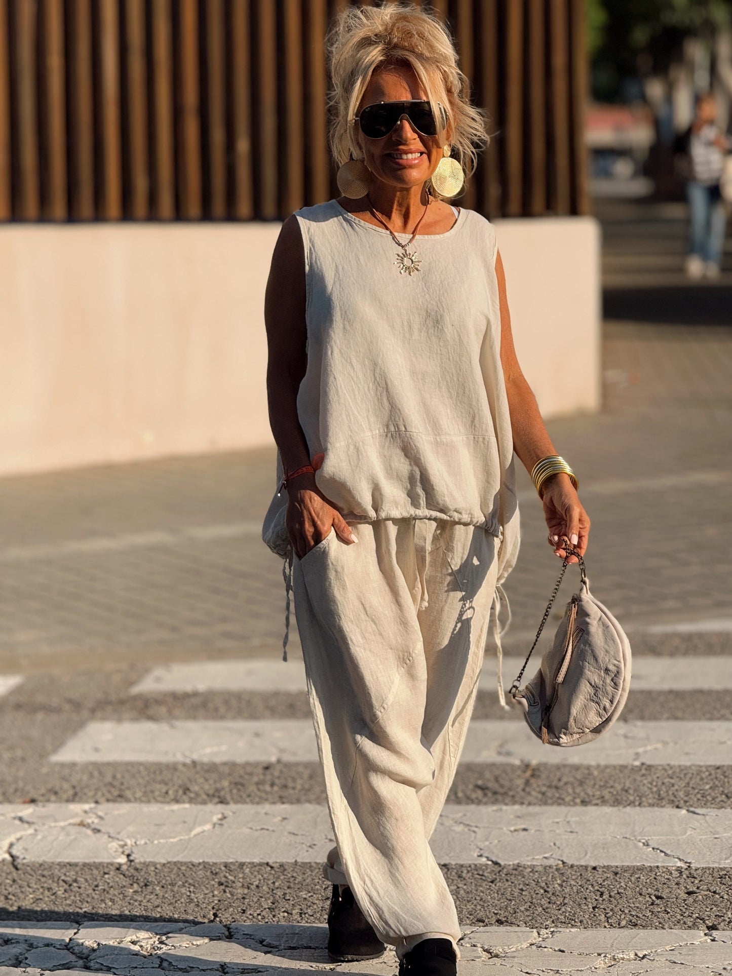 BLUSA LINO ARTHUR MULTICOLOR