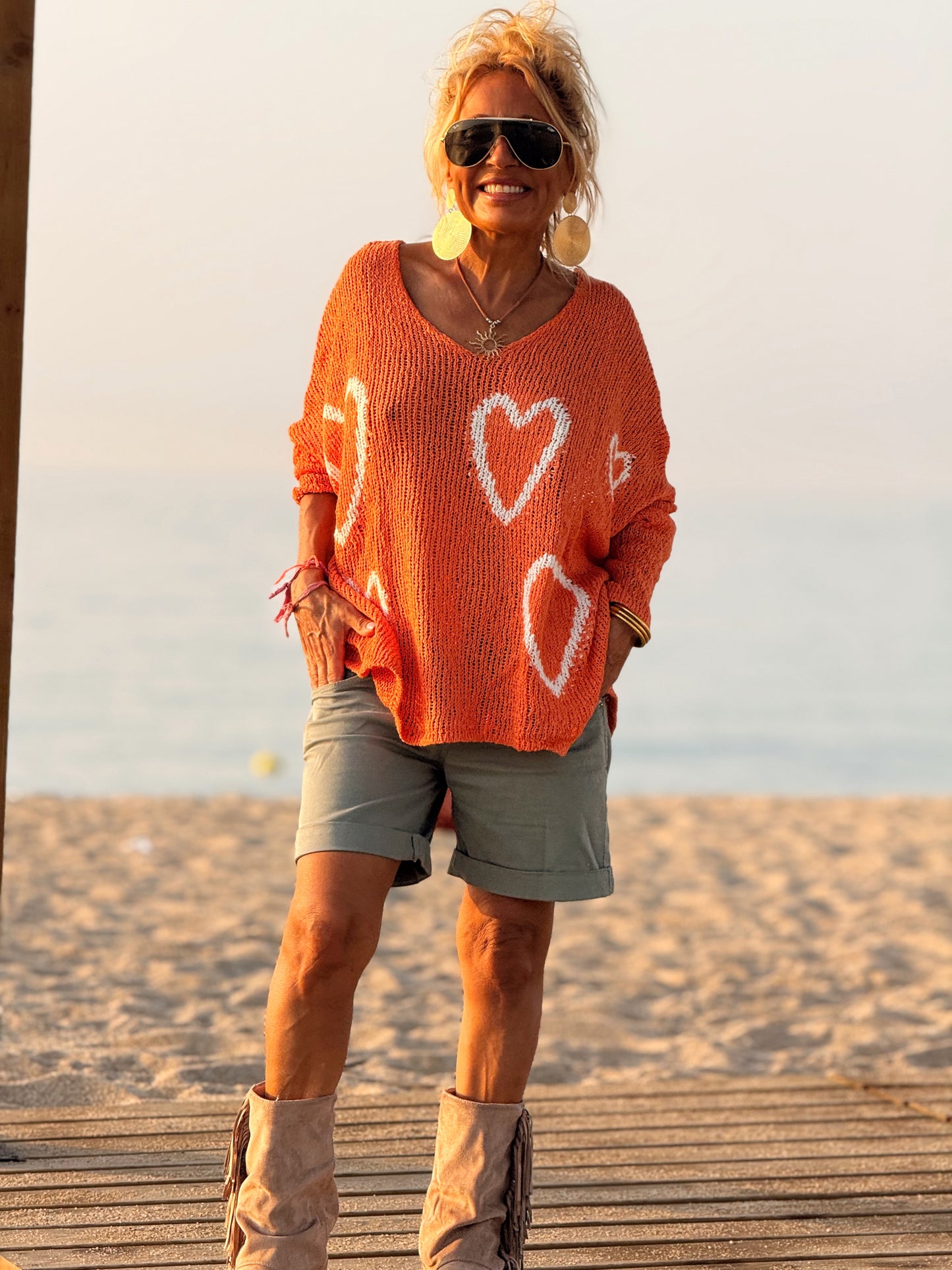 JERSEY ASIMÉTRICO CORAZÓN MULTICOLOR