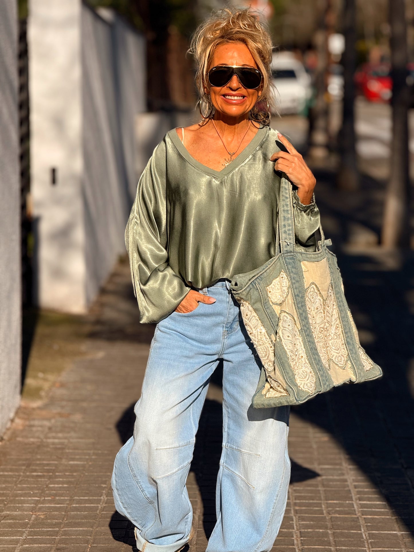 BLUSA OVERSIZE ZIGGY MULTICOLOR