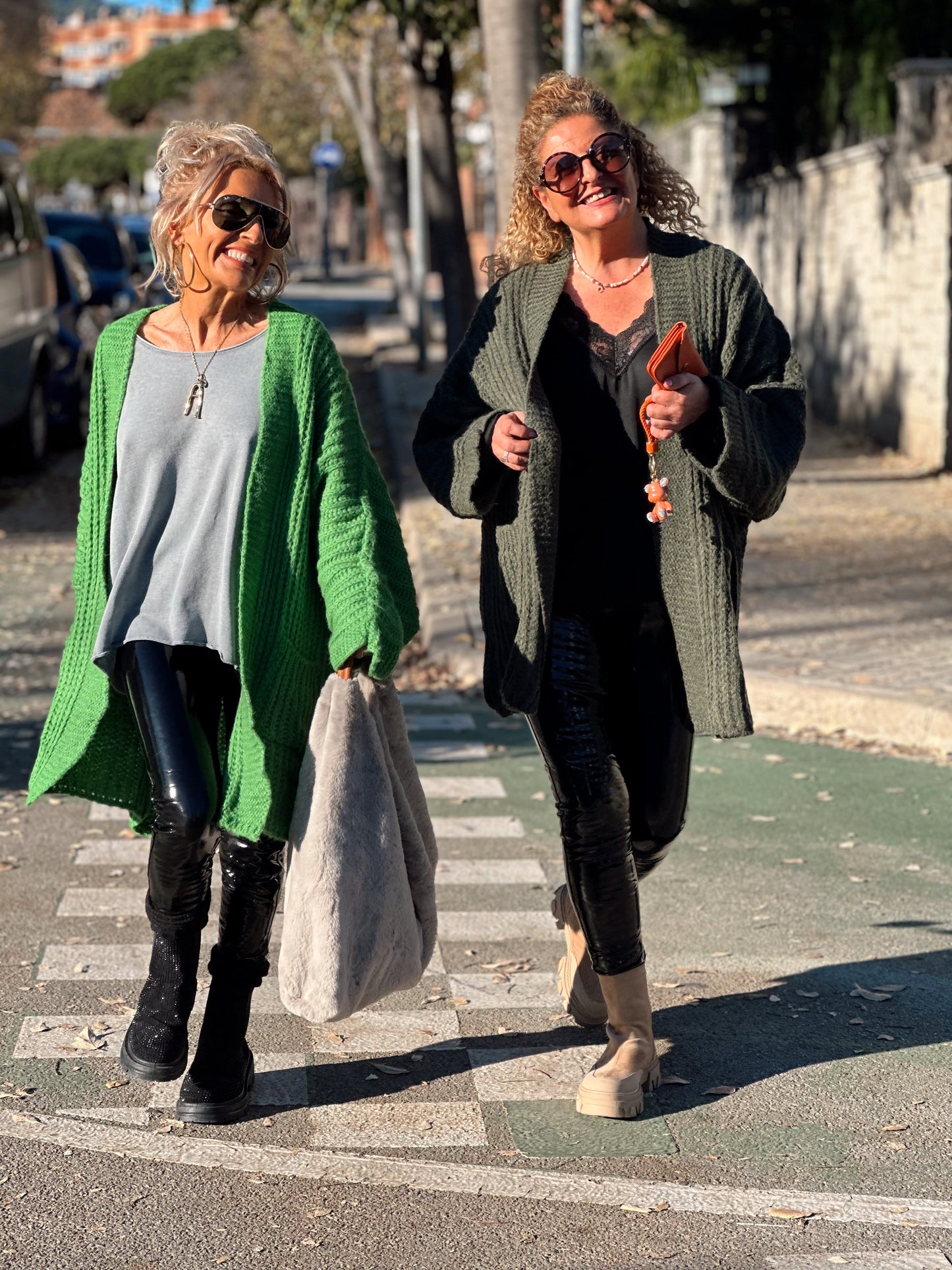 CHAQUETA DE PUNTO NATALIA KAKI