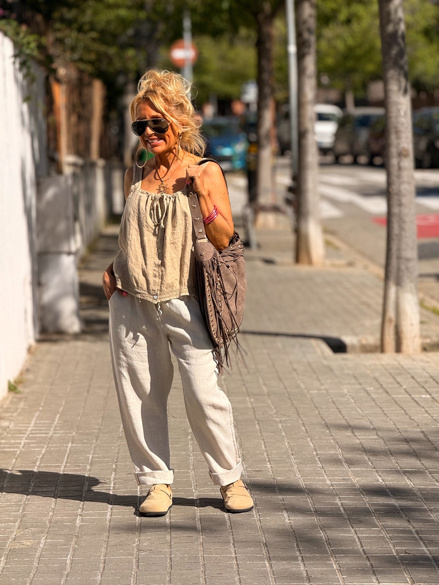 PANTALON LINO MANU