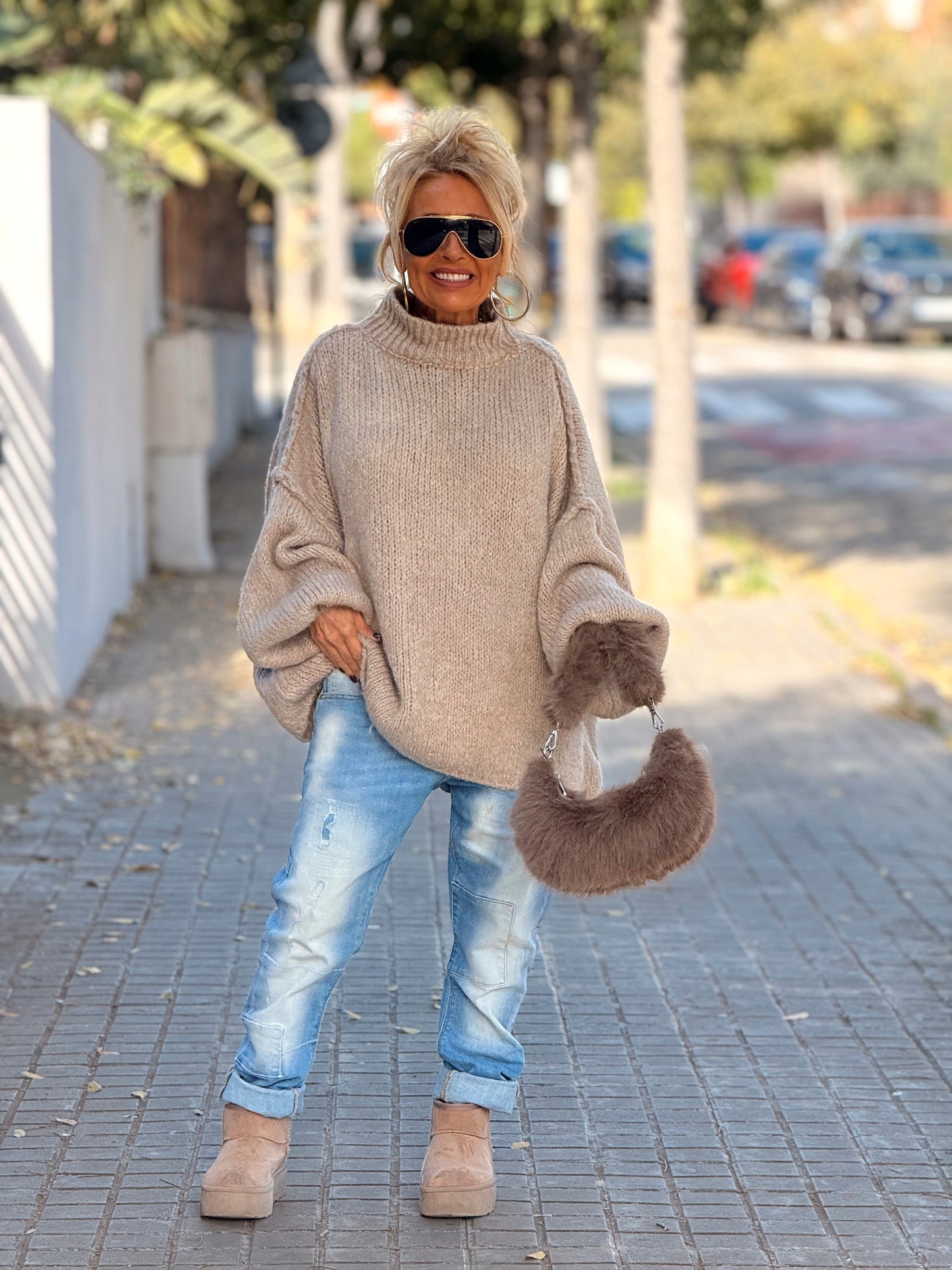 JERSEY SUPER OVERSIZE MELANIE MULTICOLOR