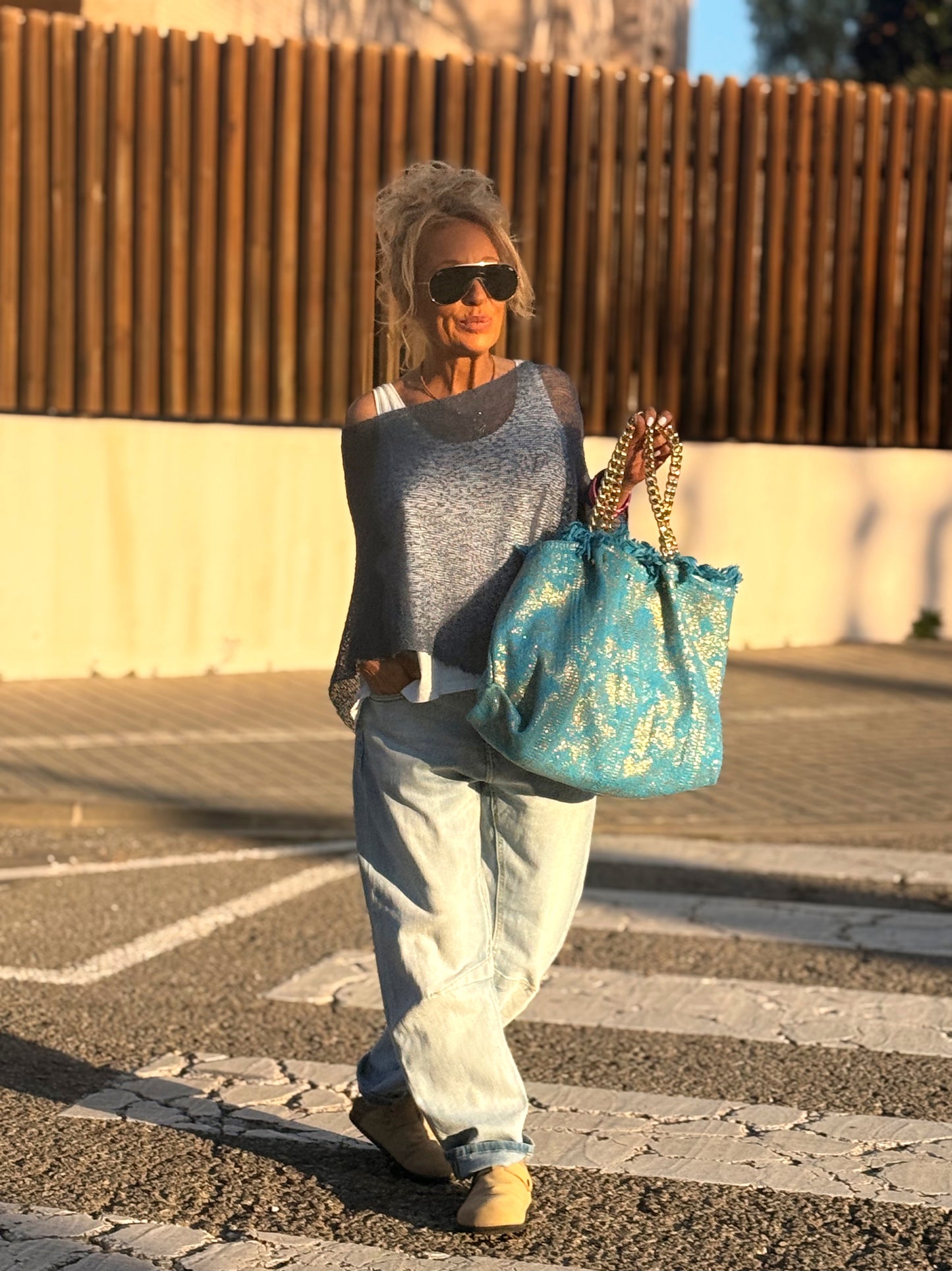 CAPA OVERSIZE ANNY MULTICOLOR