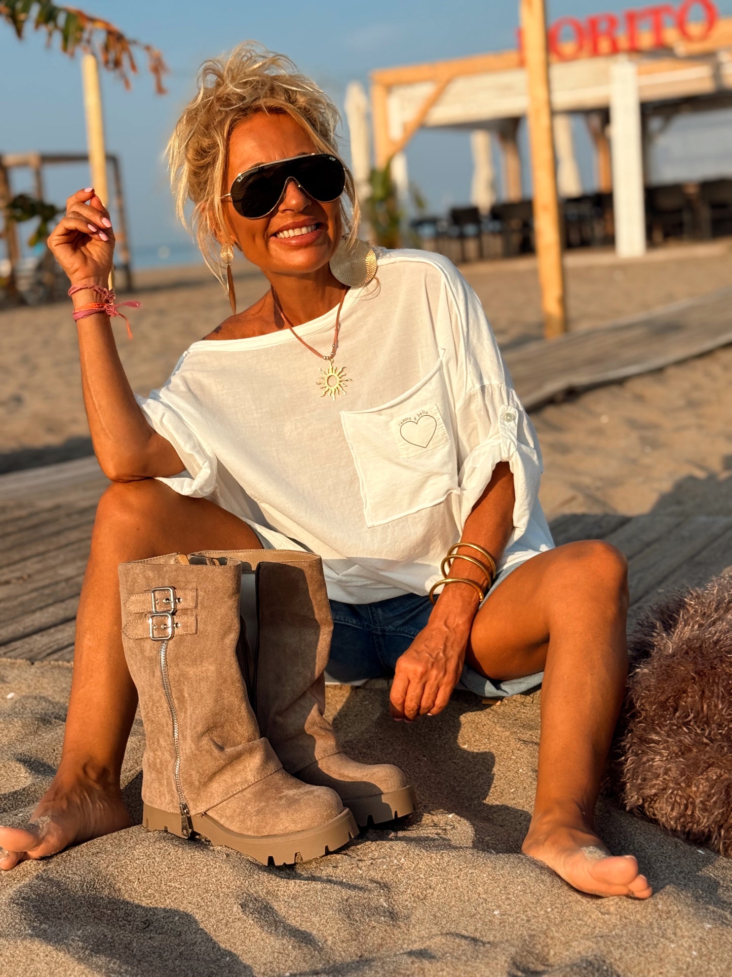 BOTAS ANTE MOTERO BEIGE