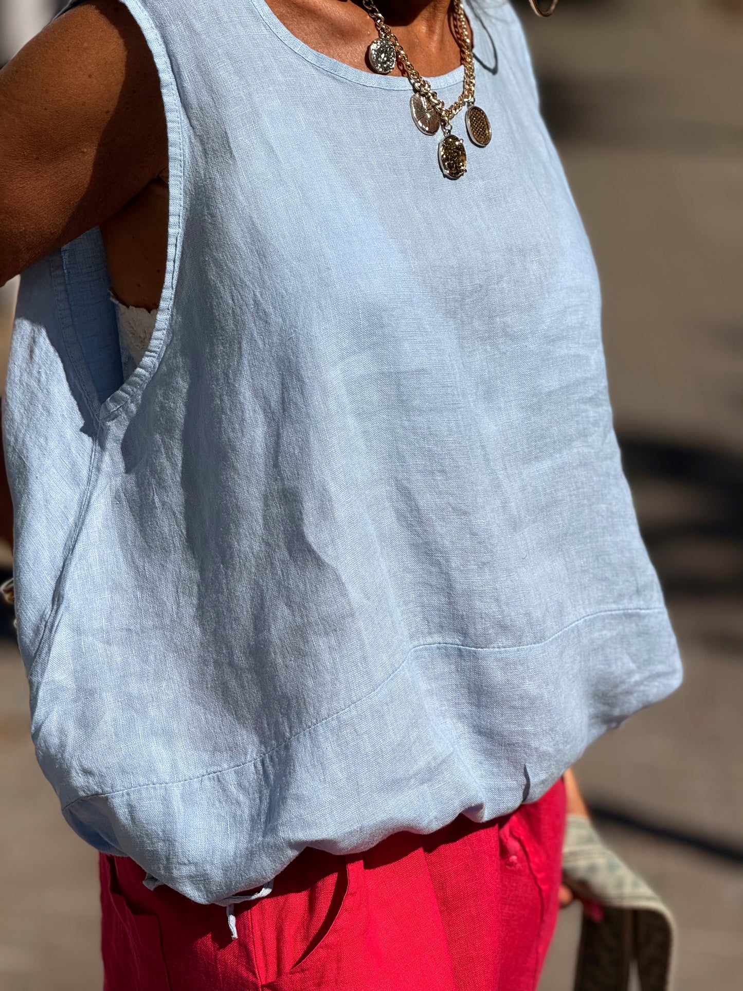 BLUSA LINO ARTHUR MULTICOLOR