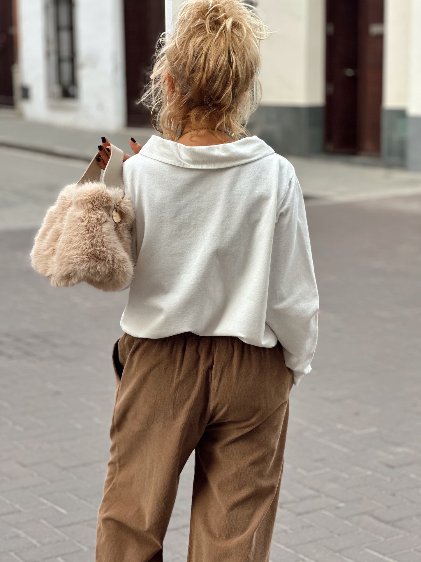 BOLSO PELO SINTÉTICO NOUKY BEIGE