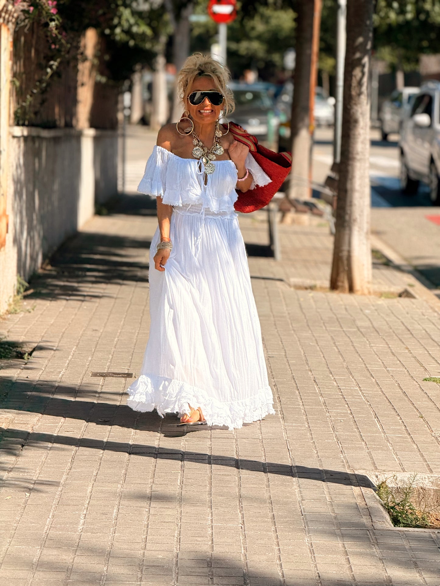 VESTIDO BOHO MULTICOLOR