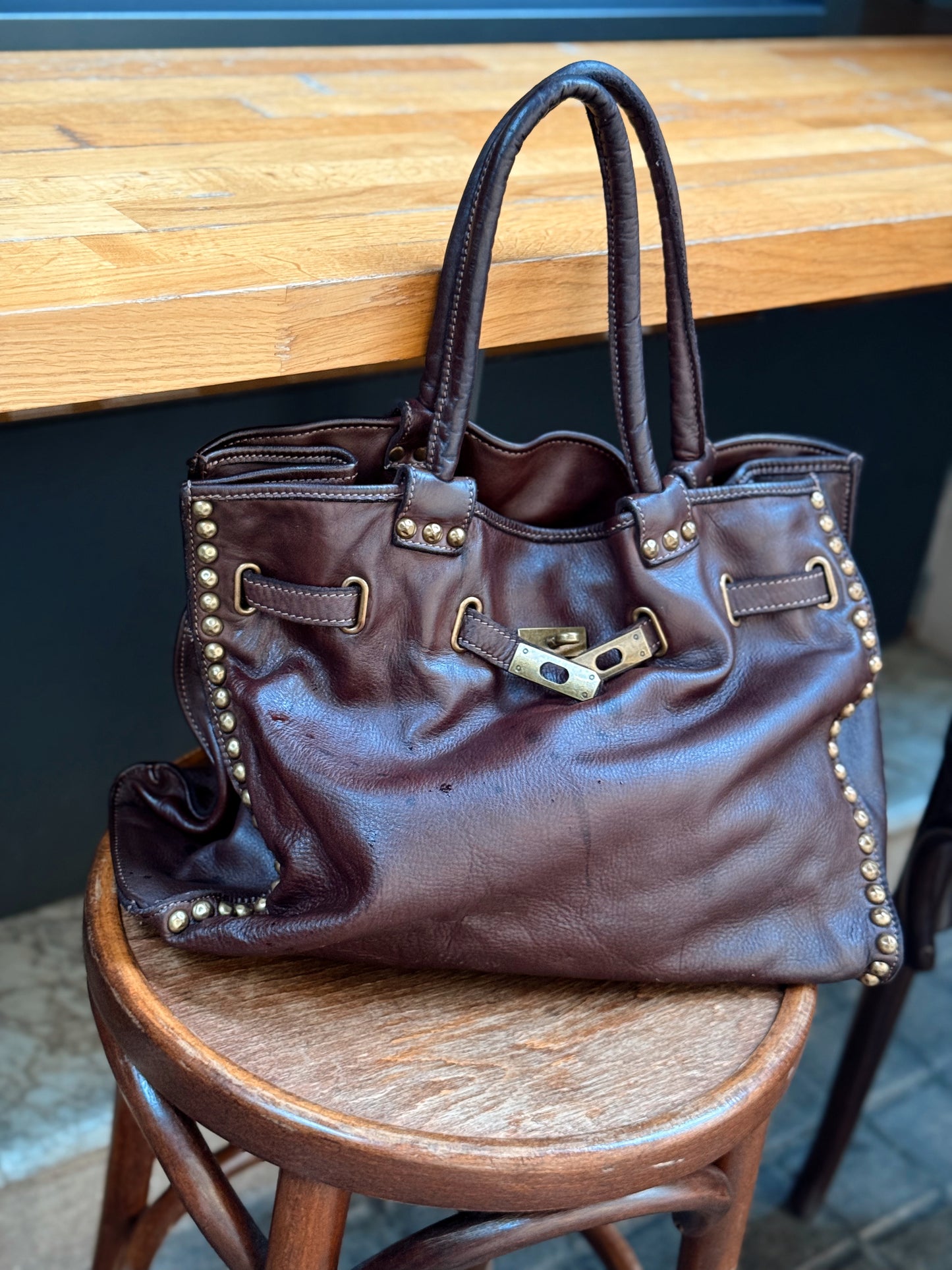 BOLSO DE PIEL SYDNEY MULTICOLOR