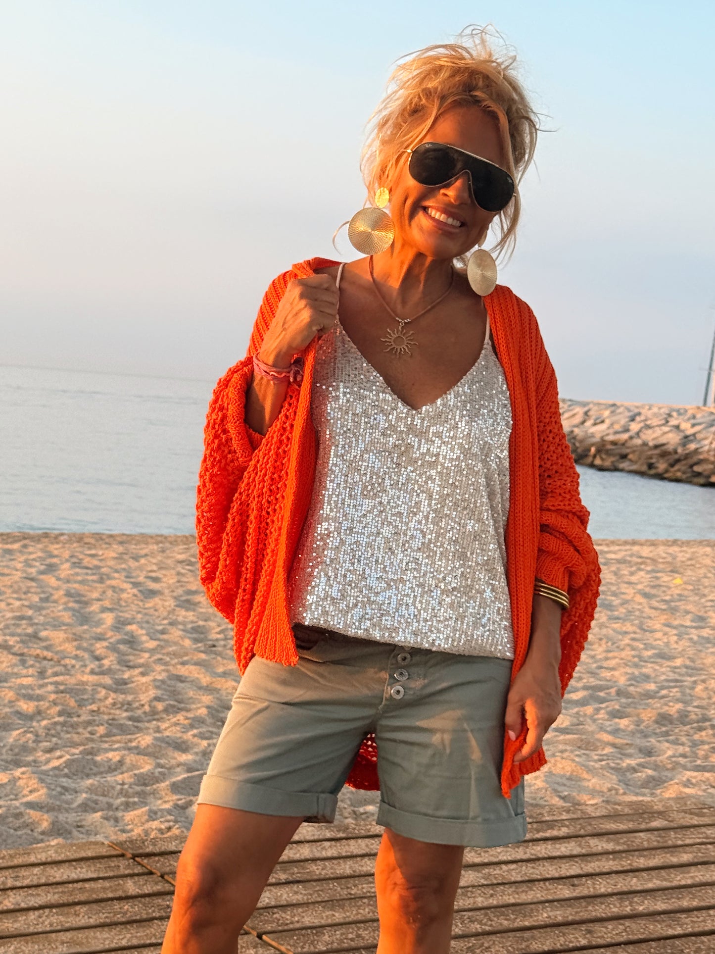 CHAQUETA AGUJERO SABINE MULTICOLOR